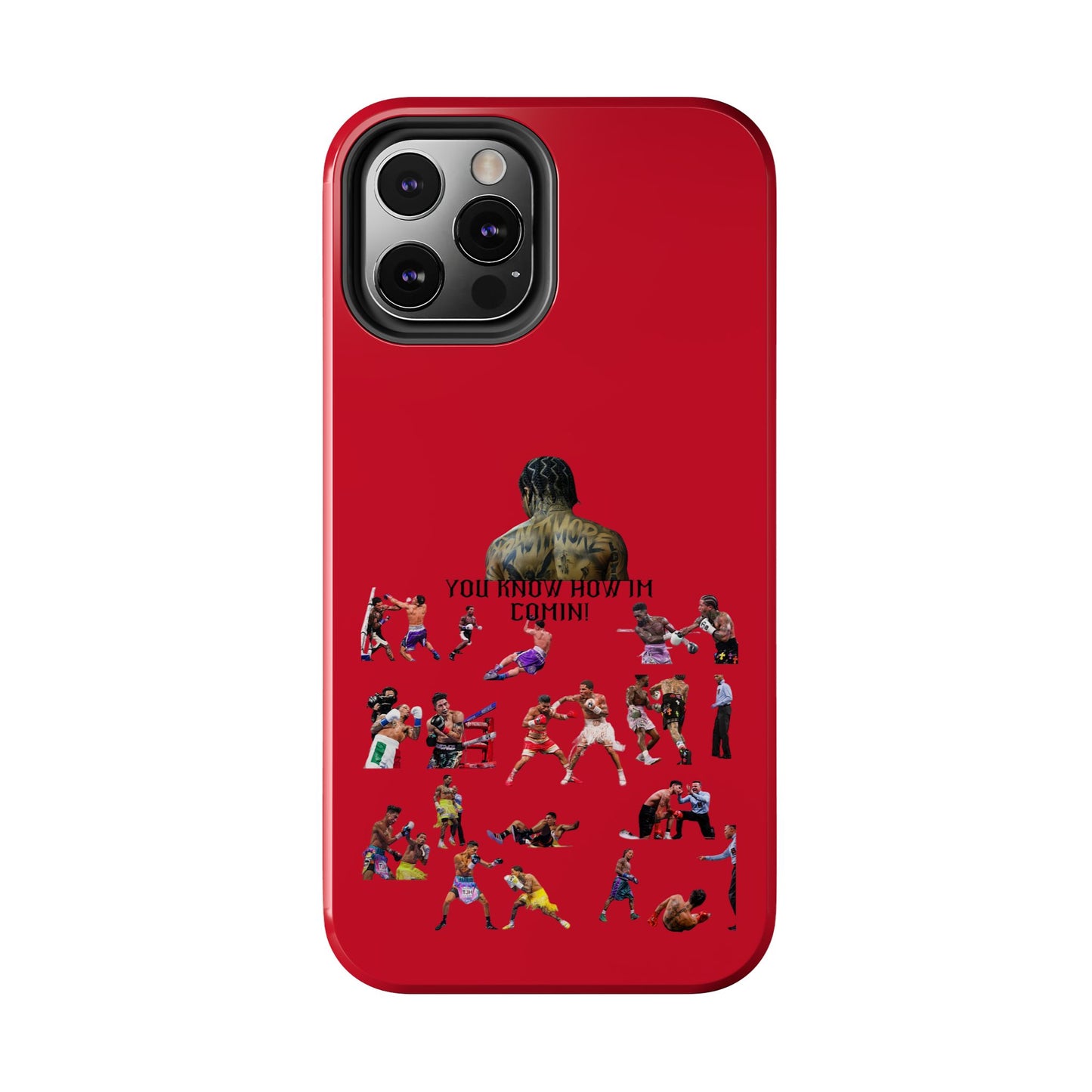 Phone case- You Know How I'm Comin' Tough Phone Case - Durable Protection