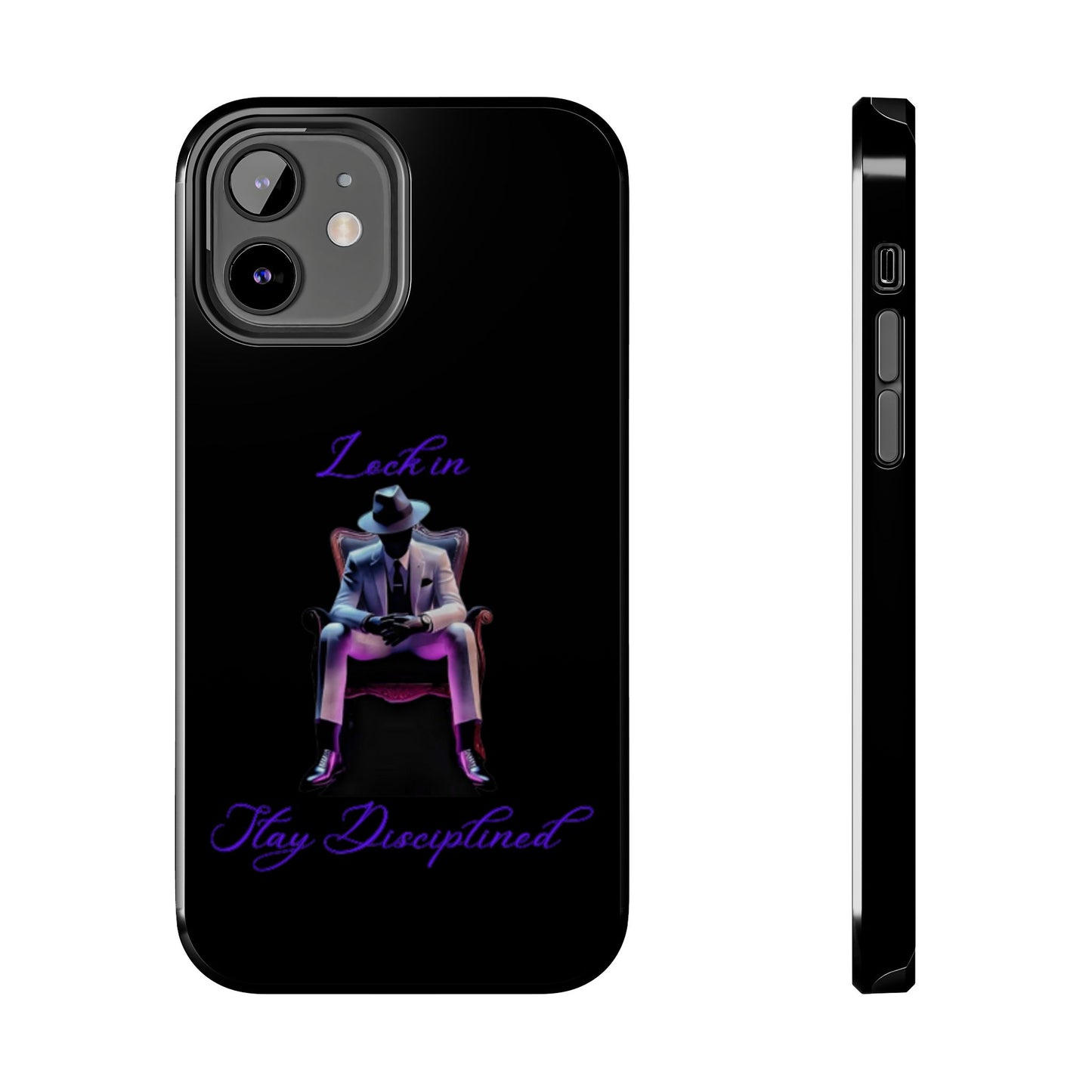 Phone case- Lock In, Stay DIsciplined Tough Phone Case - Durable Protection