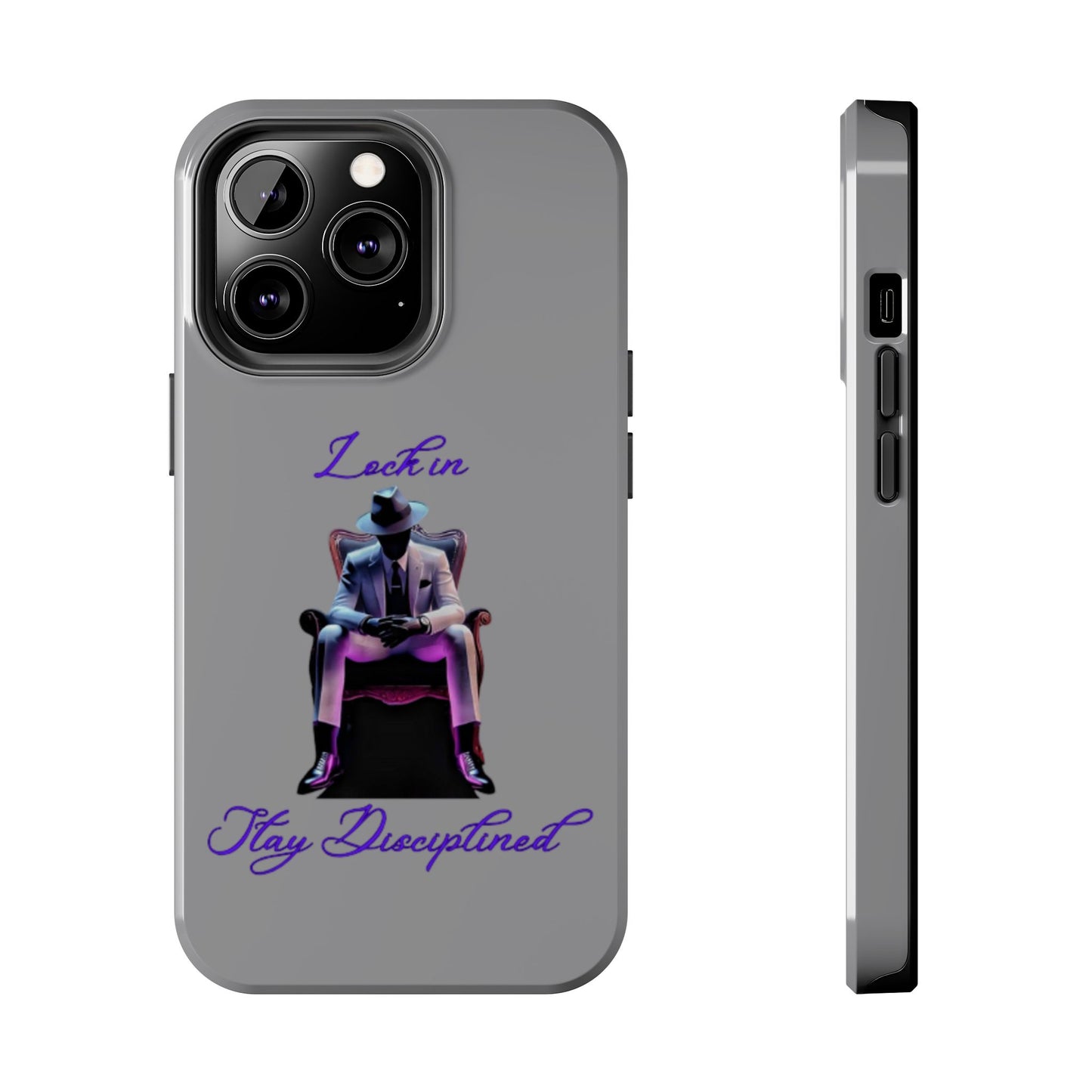 Phone case- Lock In, Stay Disciplined Tough Phone Case - Durable Protection