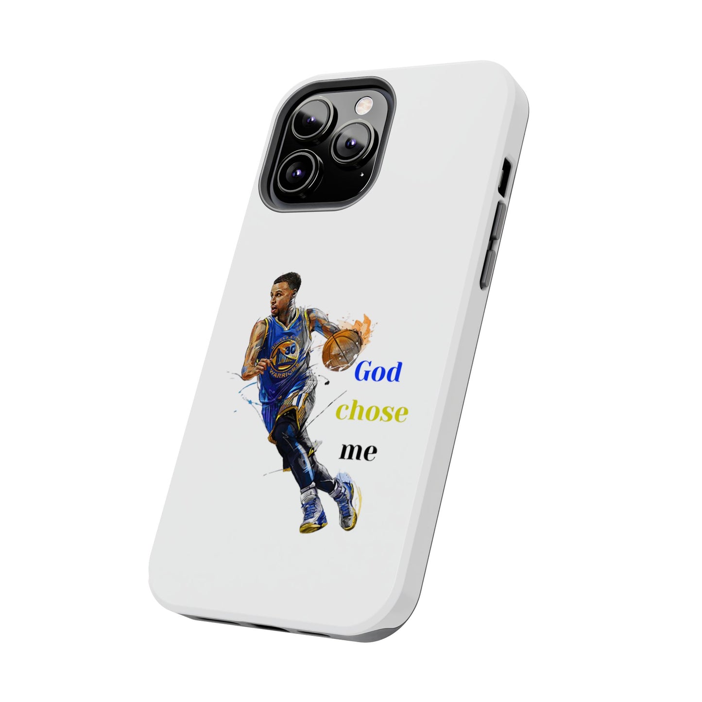 Phone case- God Chose Me Tough Phone Case - Durable Protection
