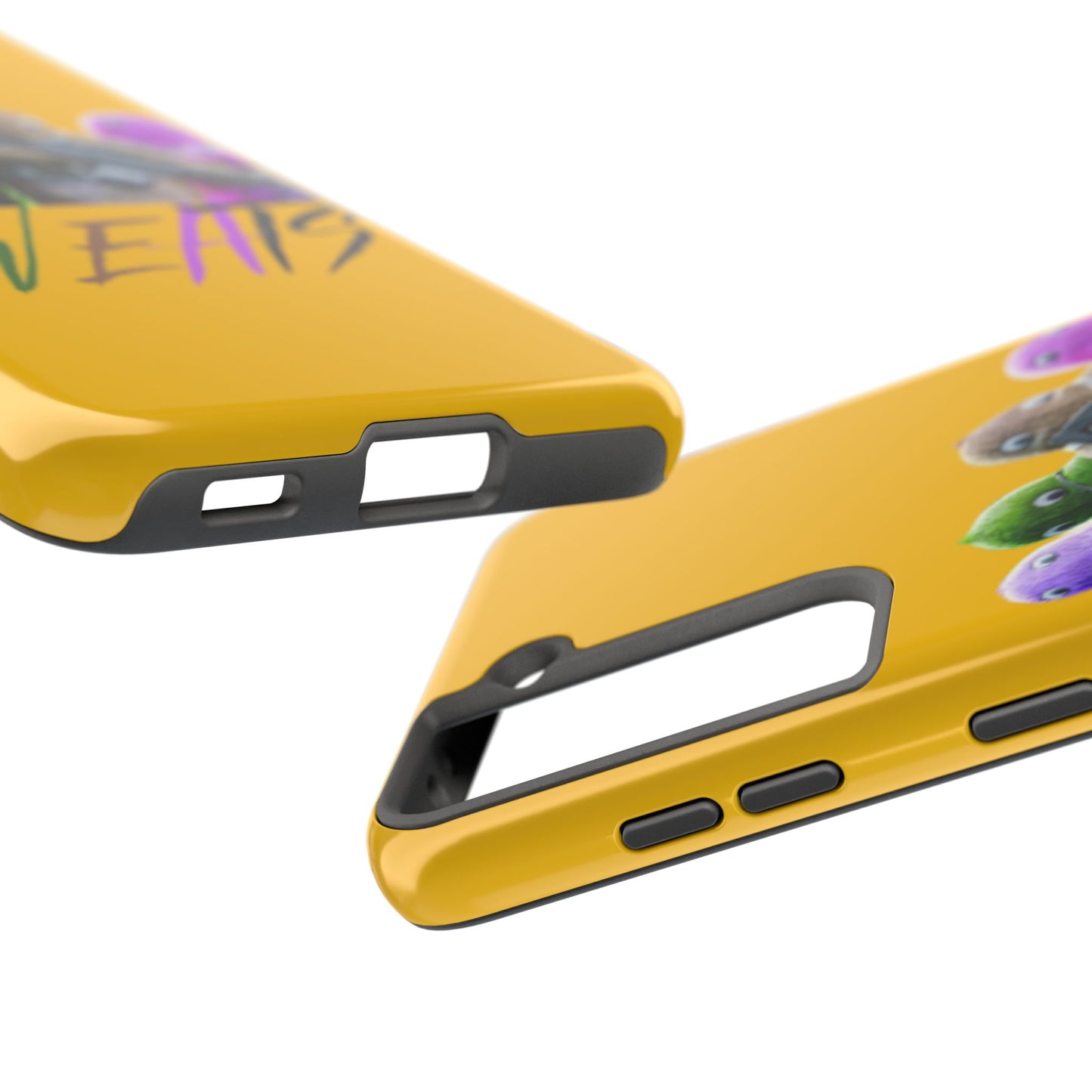 Cool Cartoon-Inspired Tough Phone Case - 'SWEATS'