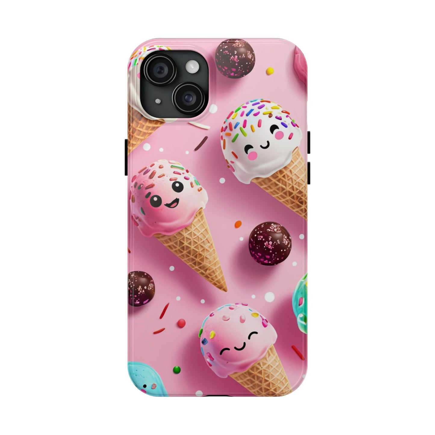 Tough Phone Cases Cute Ice Cream Design