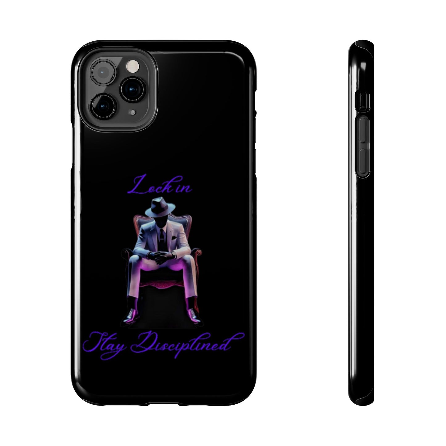 Phone case- Lock In, Stay DIsciplined Tough Phone Case - Durable Protection
