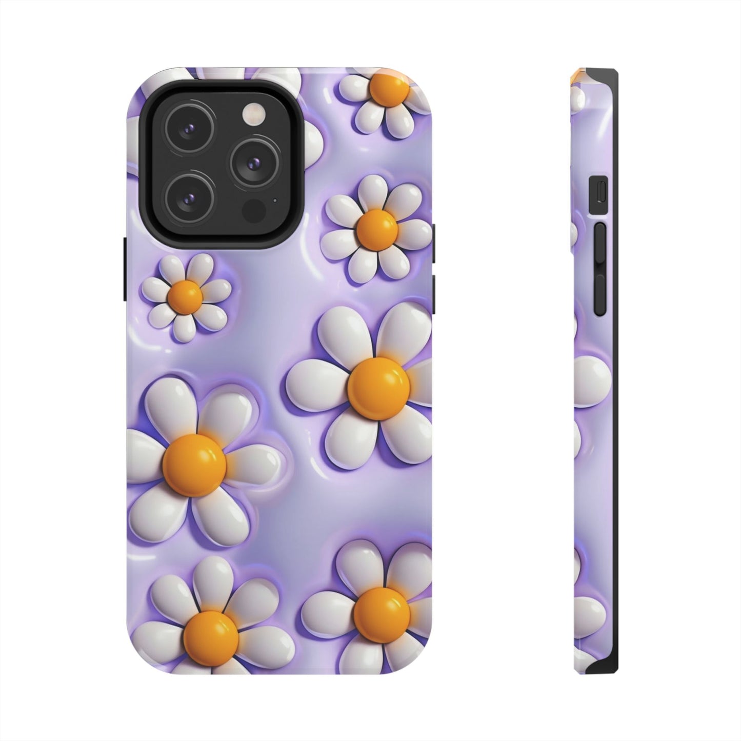 πΌ Floral Tough Phone Case β Vibrant Daisy Spring Design, for iPhones & Androids