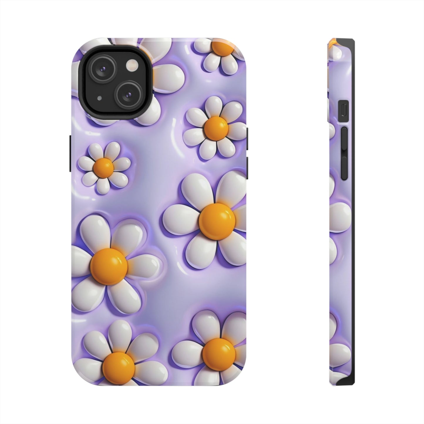 πΌ Floral Tough Phone Case β Vibrant Daisy Spring Design, for iPhones & Androids