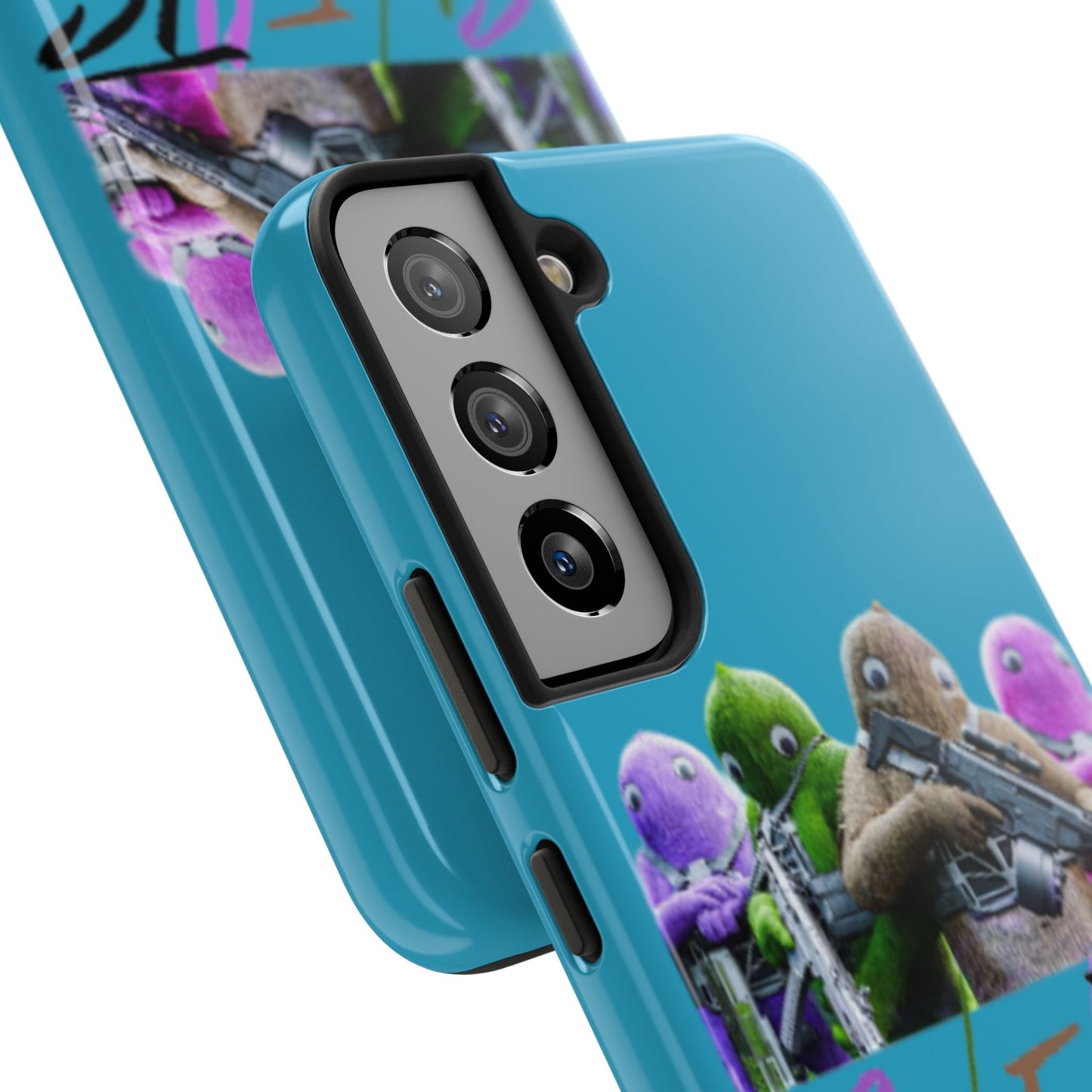 Cool Cartoon-Inspired Tough Phone Case - 'SWEATS'