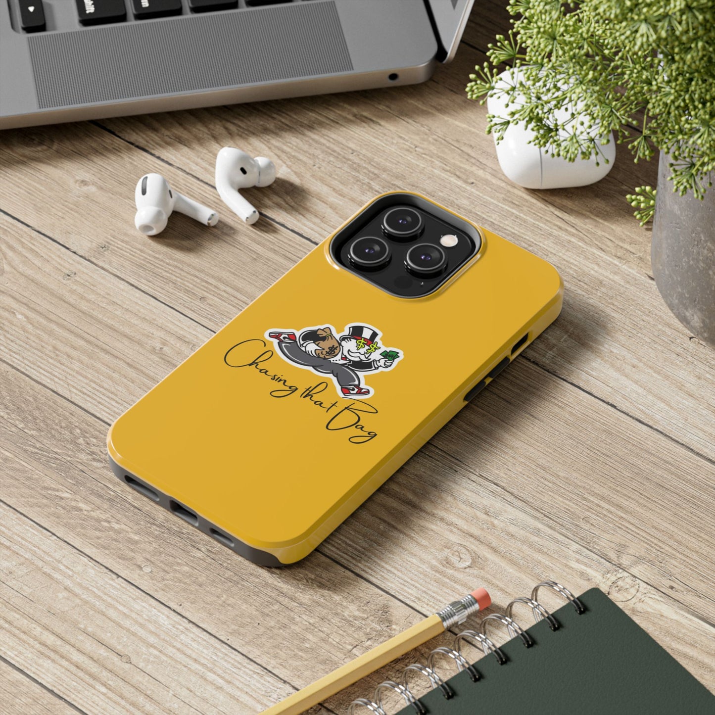 Phone Case- Chasing That Bag Tough Case- Durable Protection