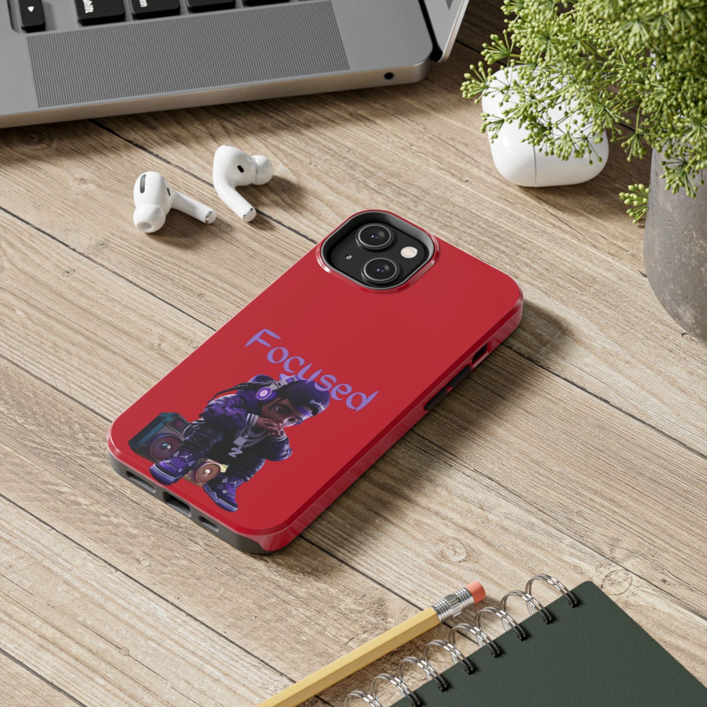 Phone Case- Focused Tough Case- Durable Protection