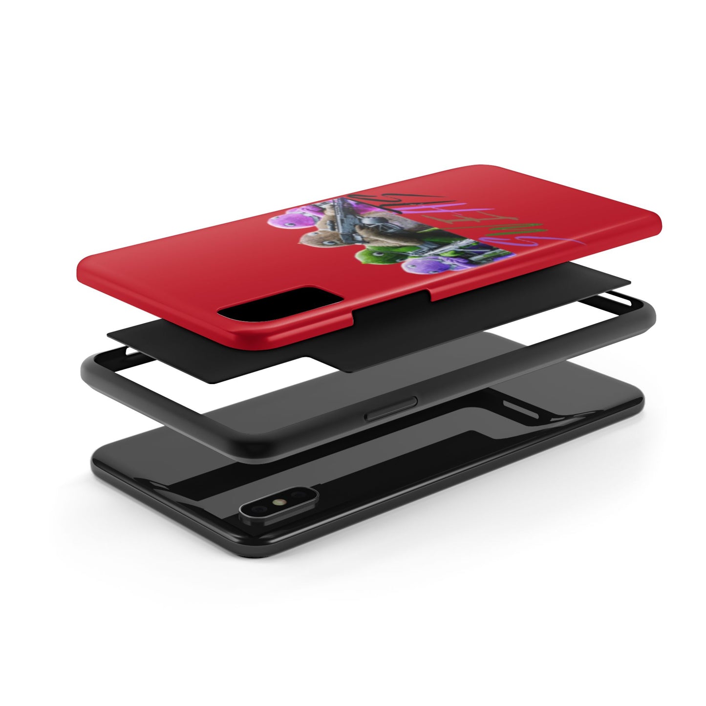 Cool Cartoon-Inspired Tough Phone Case - 'SWEATS'