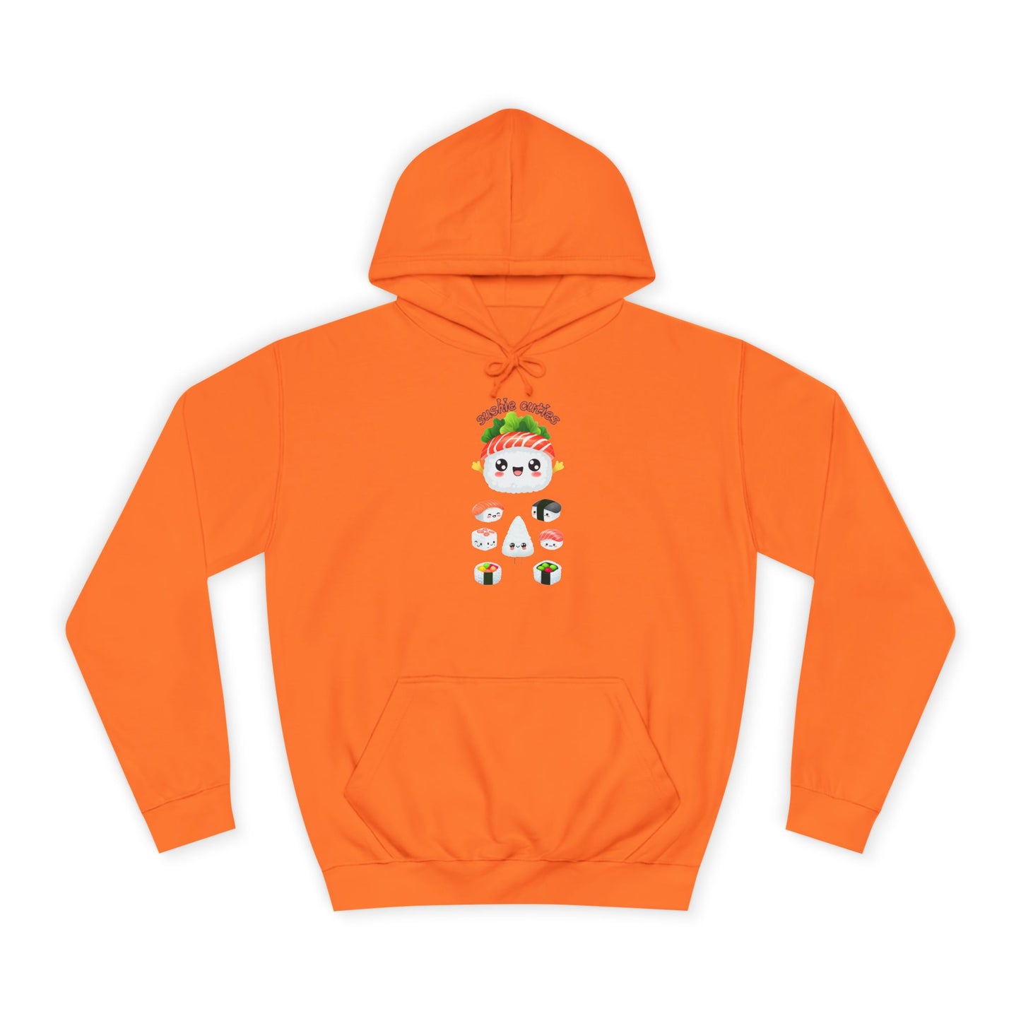 π£ Cute Sushi Characters White Sweater β Cozy & Fun for Men & Women! π£