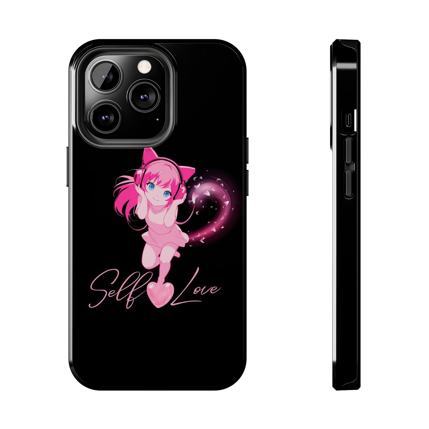 Self Love Tough Phone Case for Anime Lovers