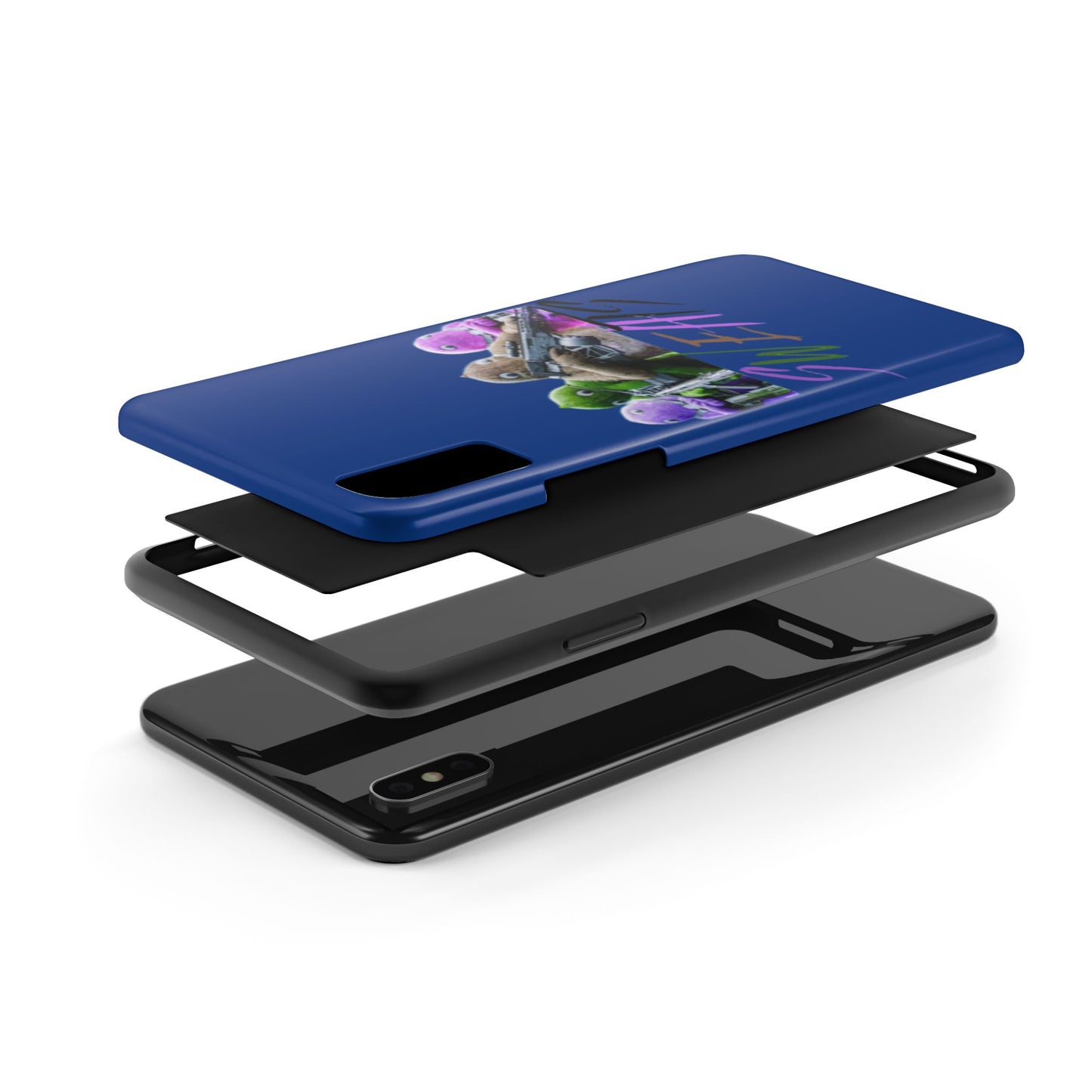 Cool Cartoon-Inspired Tough Phone Case - 'SWEATS'