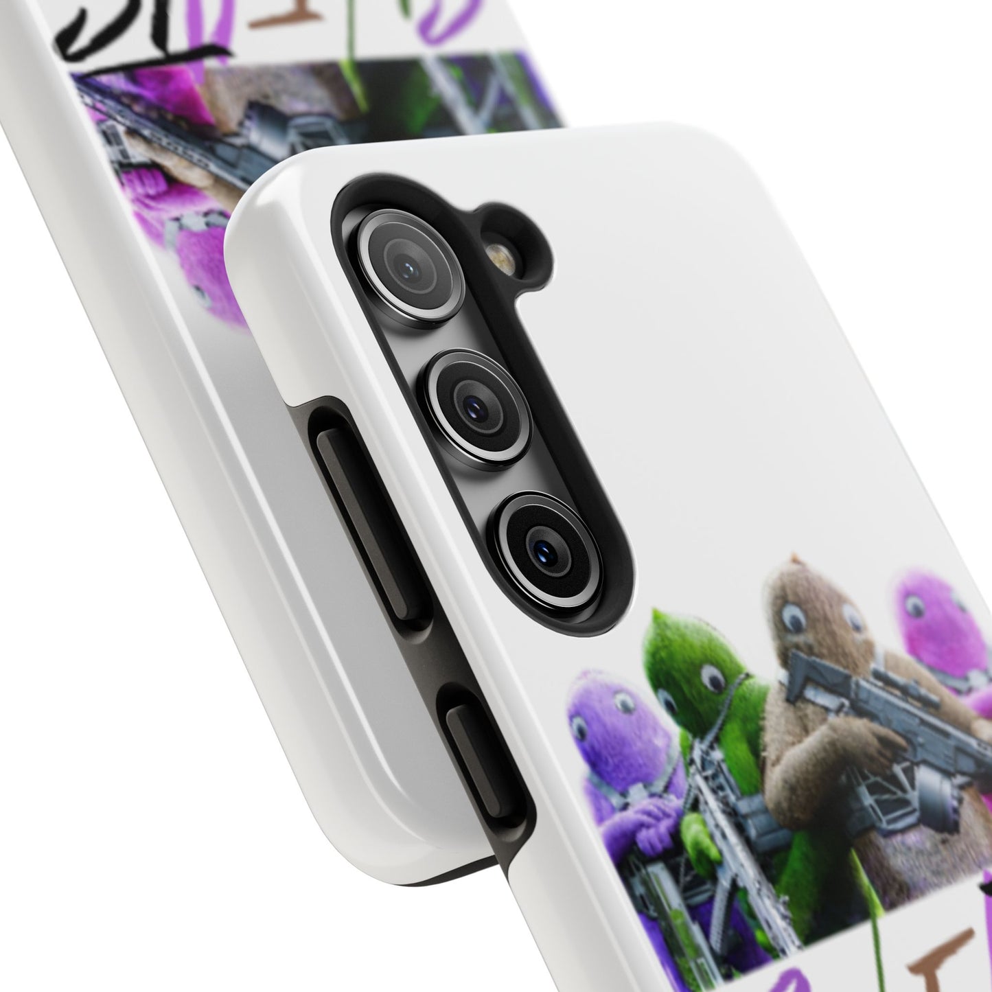 Cool Cartoon-Inspired Tough Phone Case - 'SWEATS'