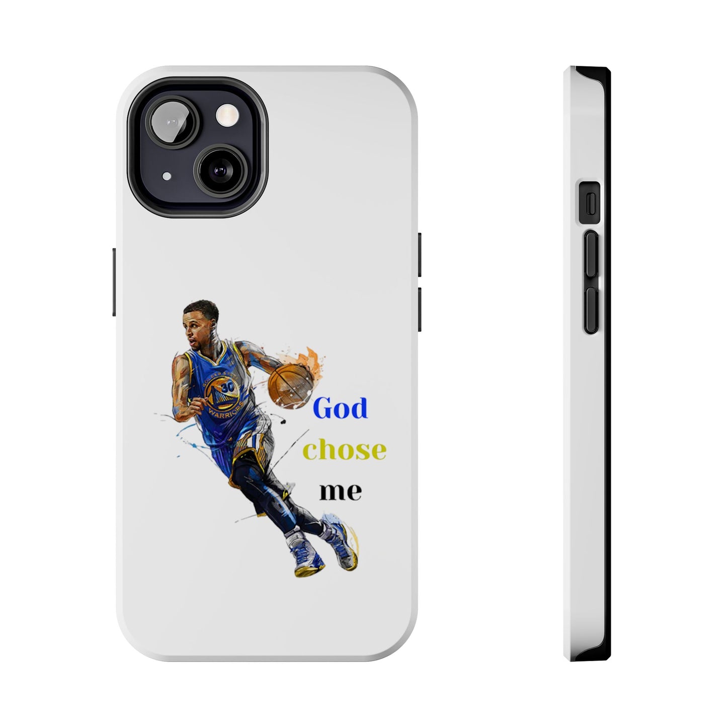 Phone case- God Chose Me Tough Phone Case - Durable Protection