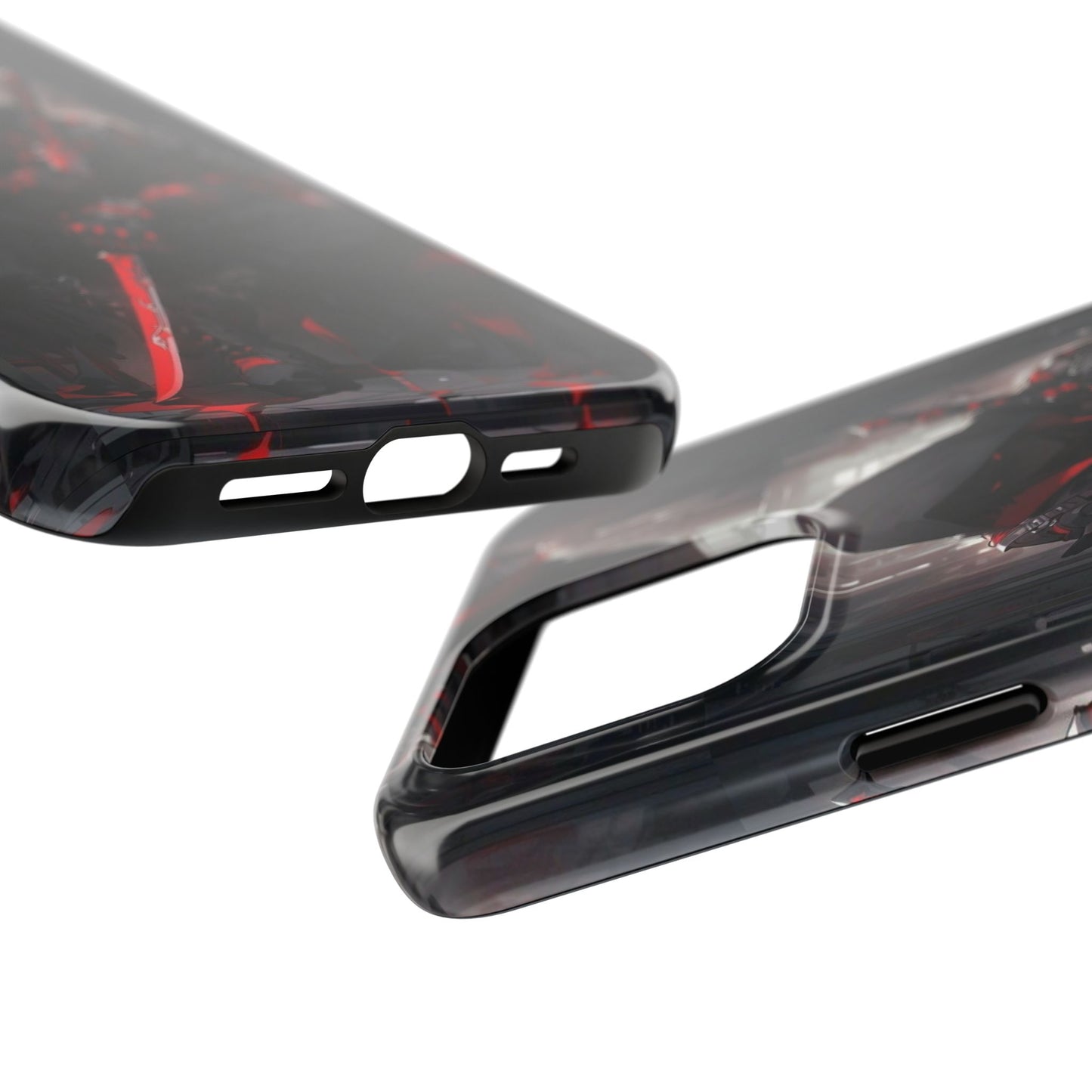 🖤 Tough Phone Case – Dark Warrior Design for Gamers & Anime Fans – Durable Protection & Unique Style for iPhone & Android
