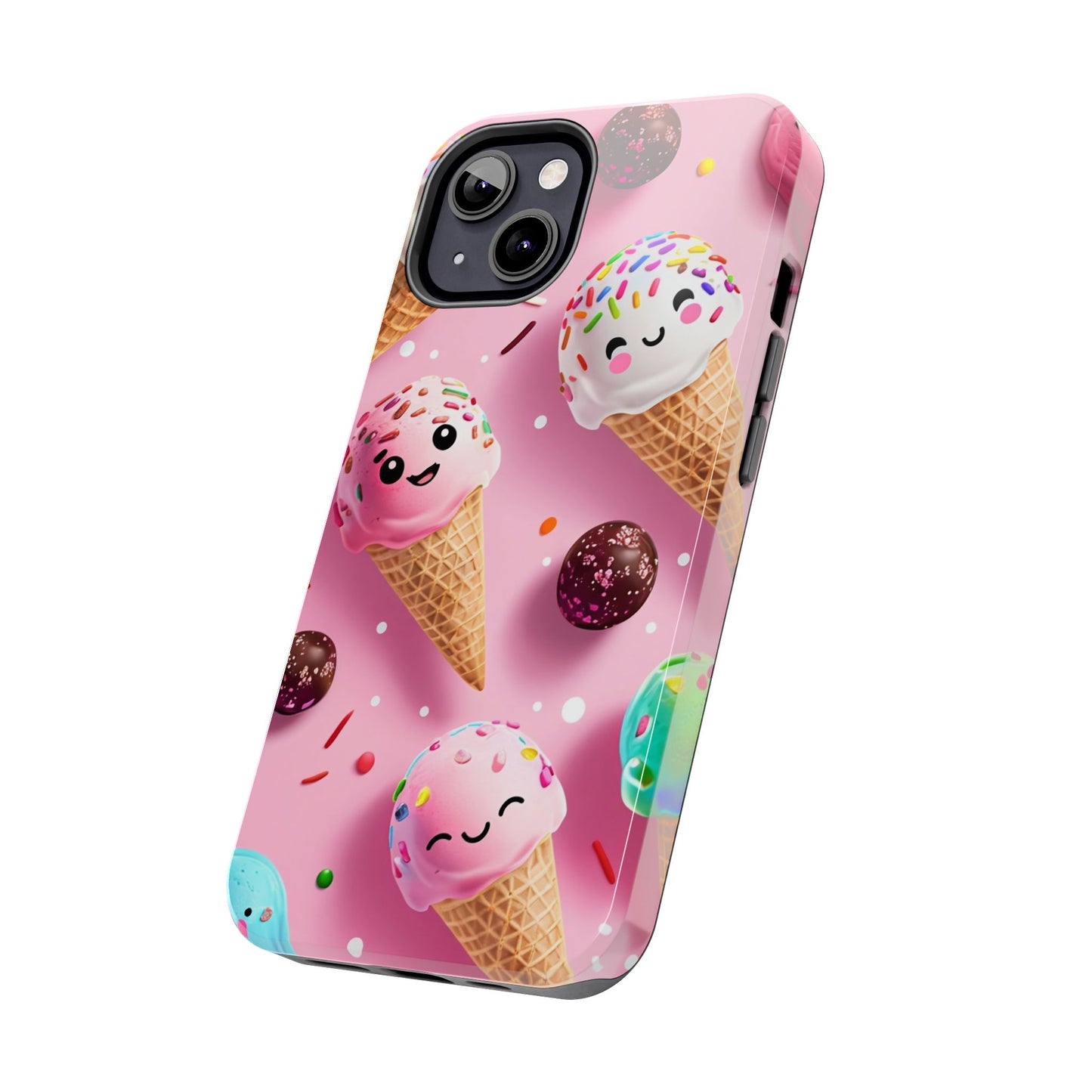 Tough Phone Cases Cute Ice Cream Design
