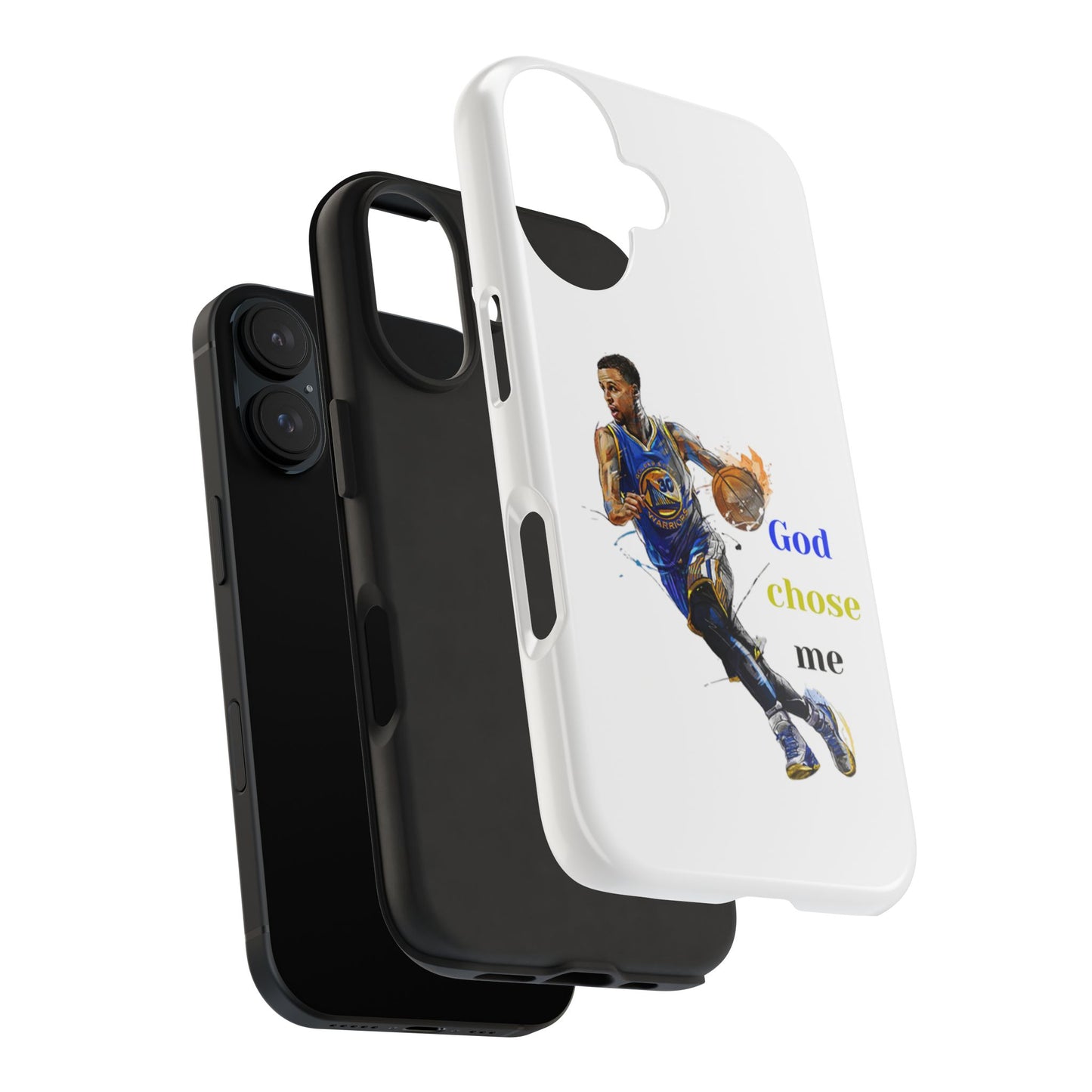 Phone case- God Chose Me Tough Phone Case - Durable Protection