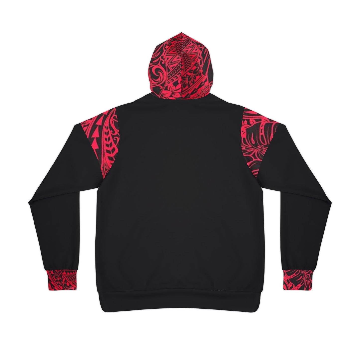 π₯ Tribal Black and Red Hoodie β Bold & Stylish Streetwear for Men & Women