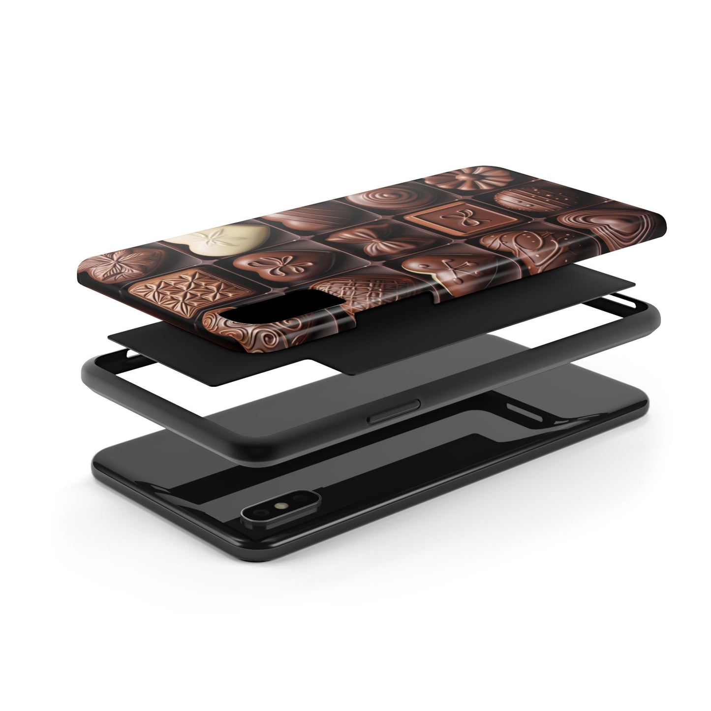 Chocolate Love Tough Phone Case - Perfect for Valentine's Day or Sweet Treat Lovers