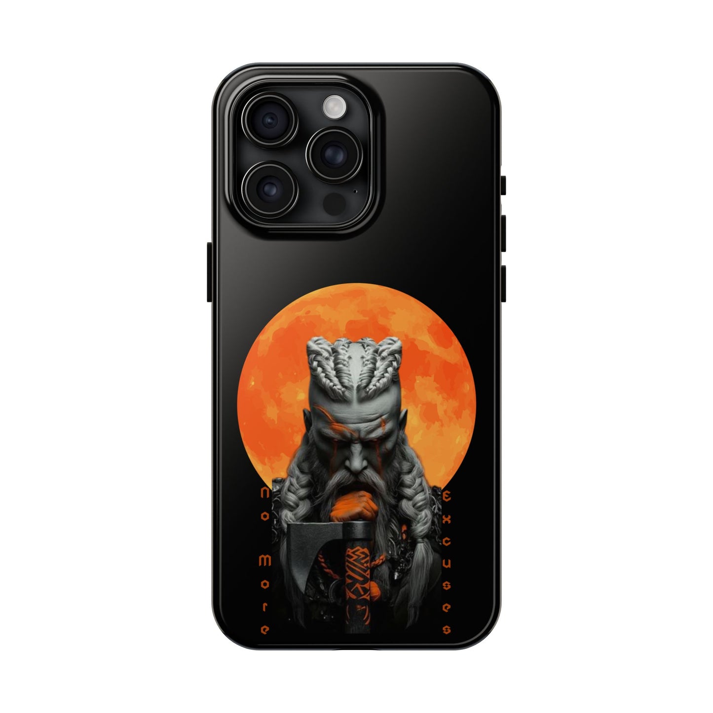 π₯ Warrior Spirit Tough Phone Case β No More Excuses Design for iPhone & Android β Empowerment & Protection