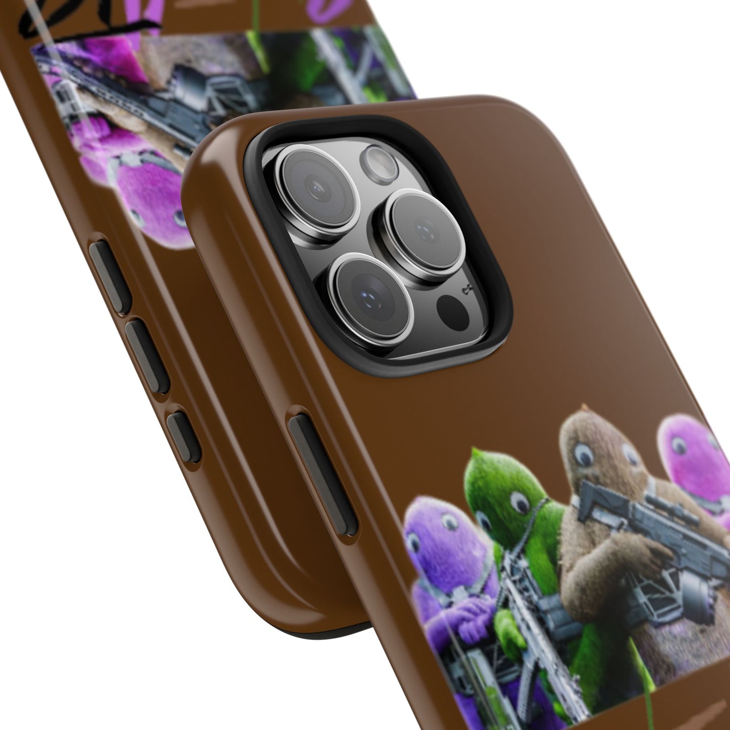Cool Cartoon-Inspired Tough Phone Case - 'SWEATS'