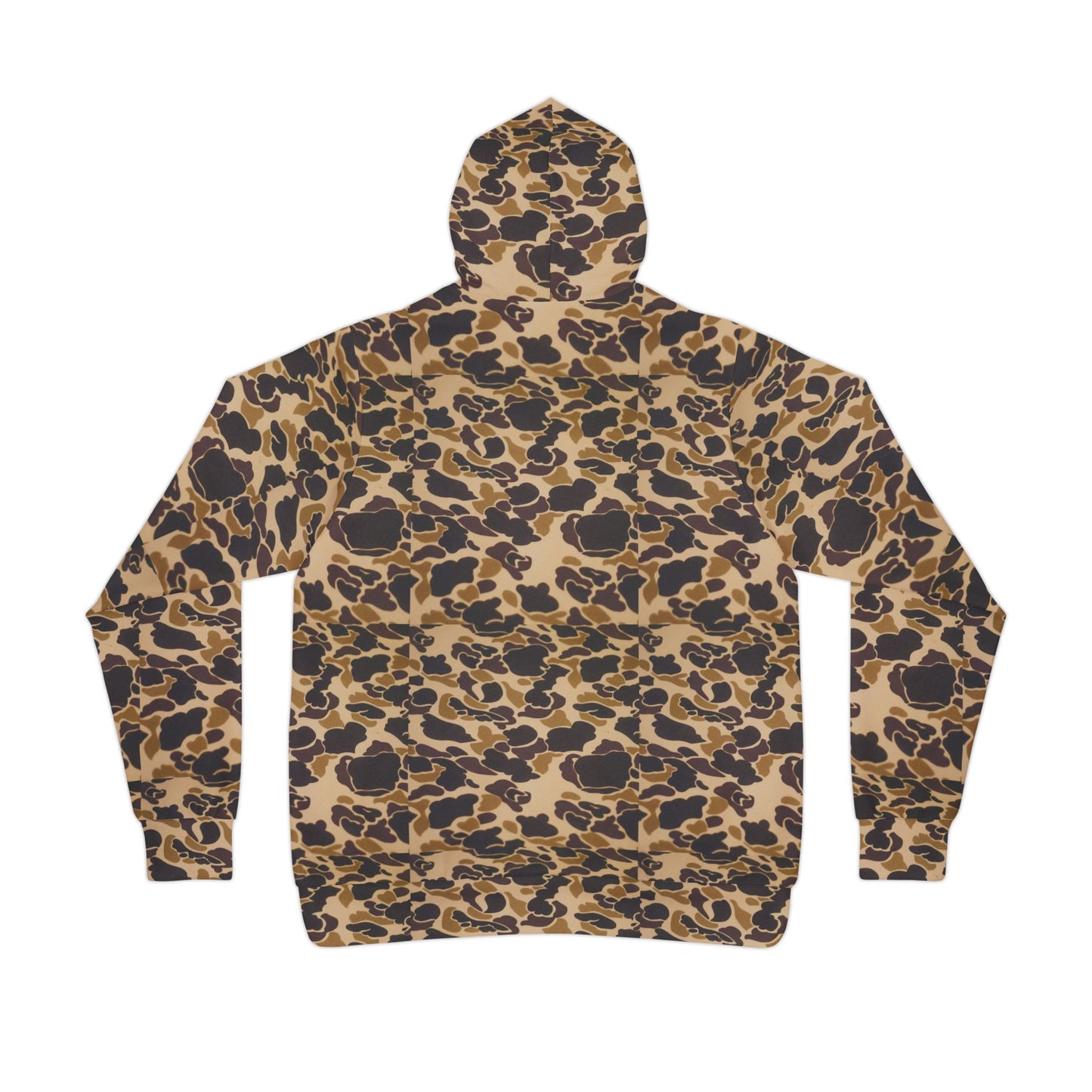 π² Brown Camo Print Hoodie β Outdoor Adventure Wear for Bigfoot Fans