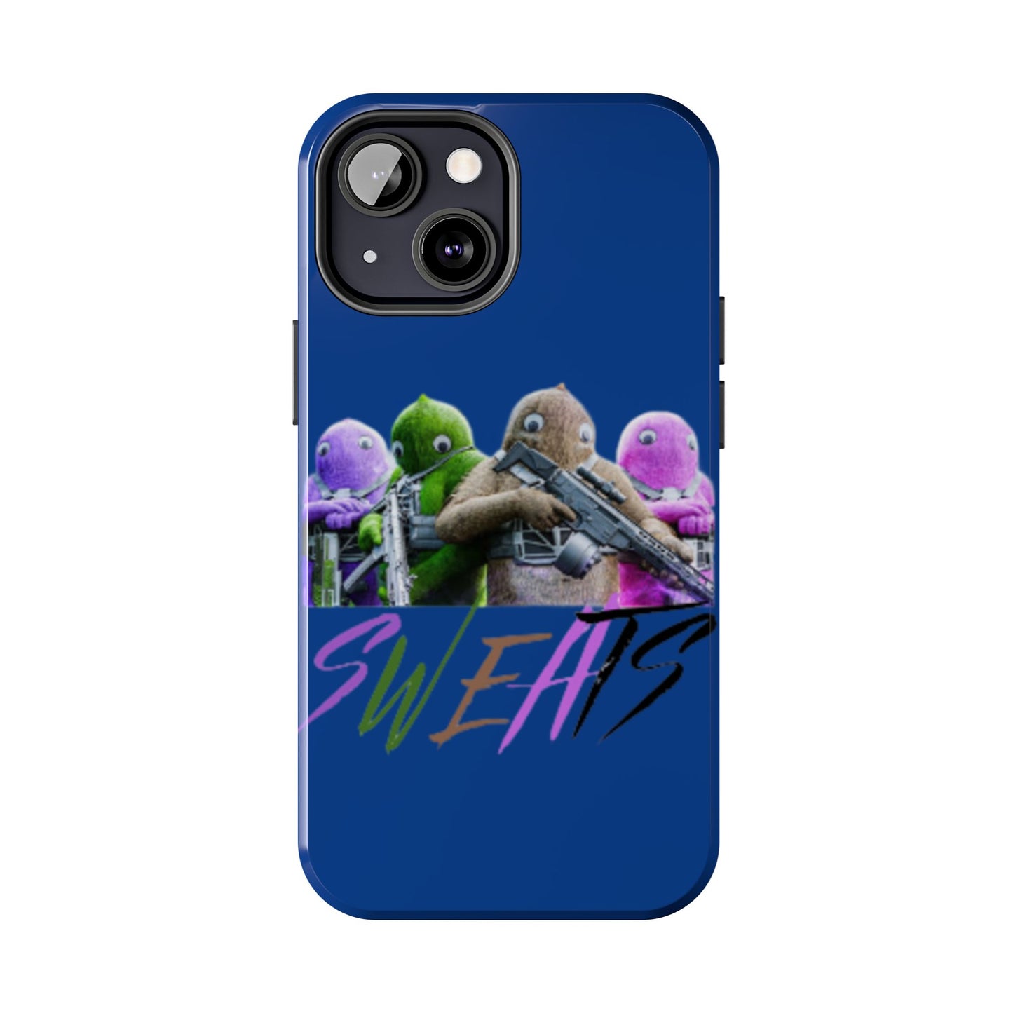 Cool Cartoon-Inspired Tough Phone Case - 'SWEATS'