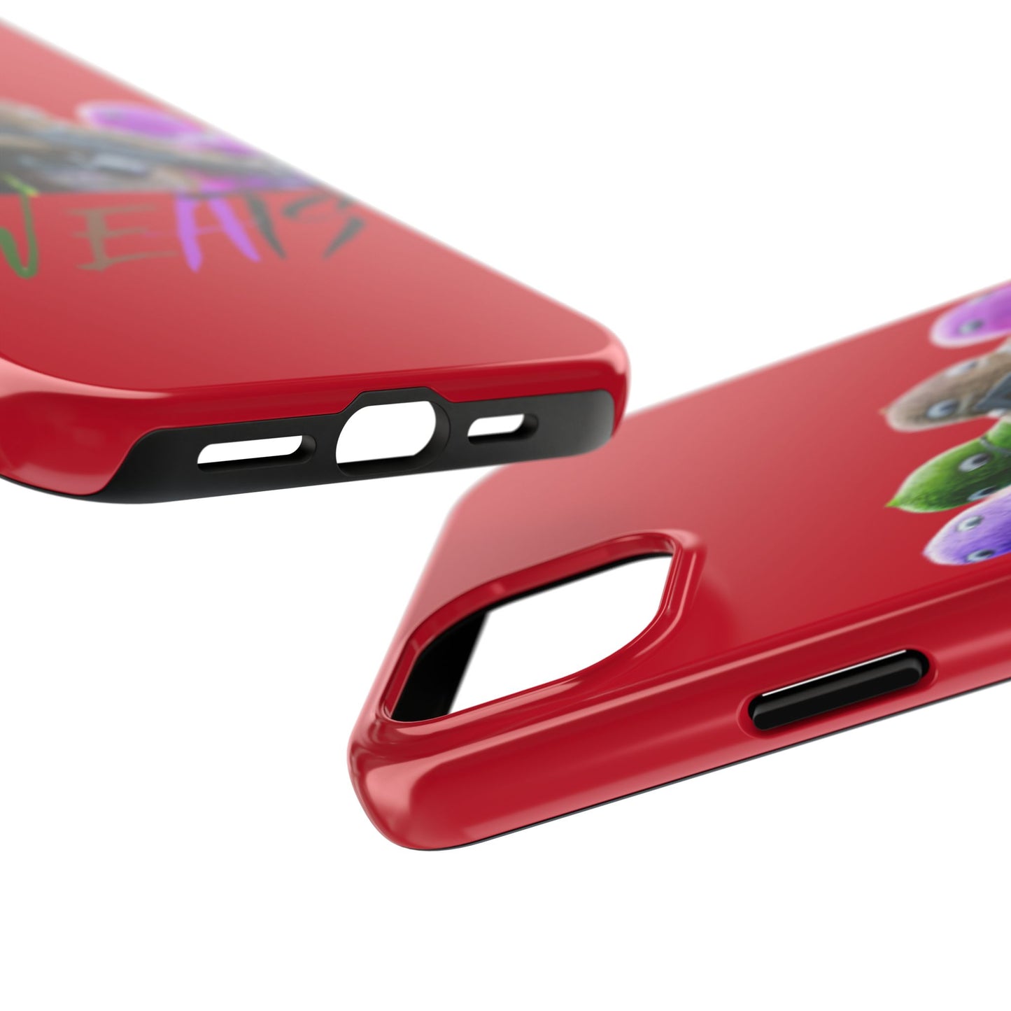 Cool Cartoon-Inspired Tough Phone Case - 'SWEATS'