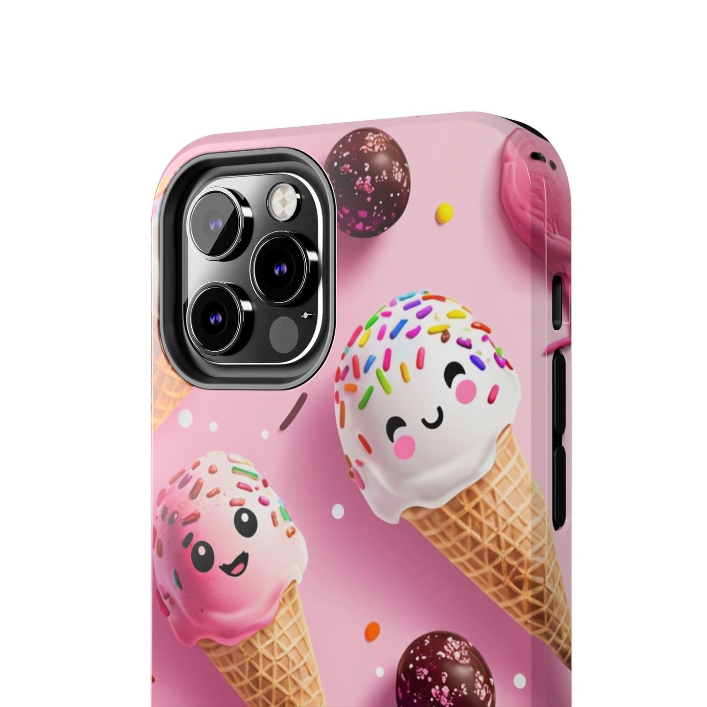 Tough Phone Cases Cute Ice Cream Design