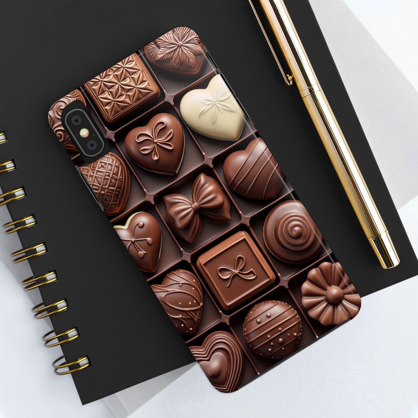 Chocolate Love Tough Phone Case - Perfect for Valentine's Day or Sweet Treat Lovers