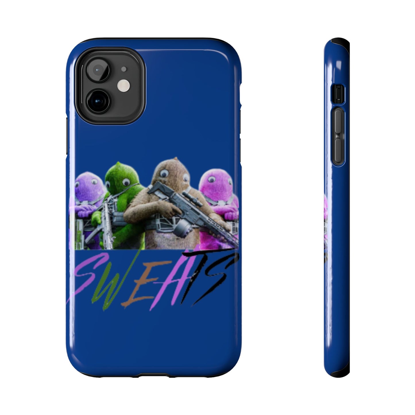 Cool Cartoon-Inspired Tough Phone Case - 'SWEATS'