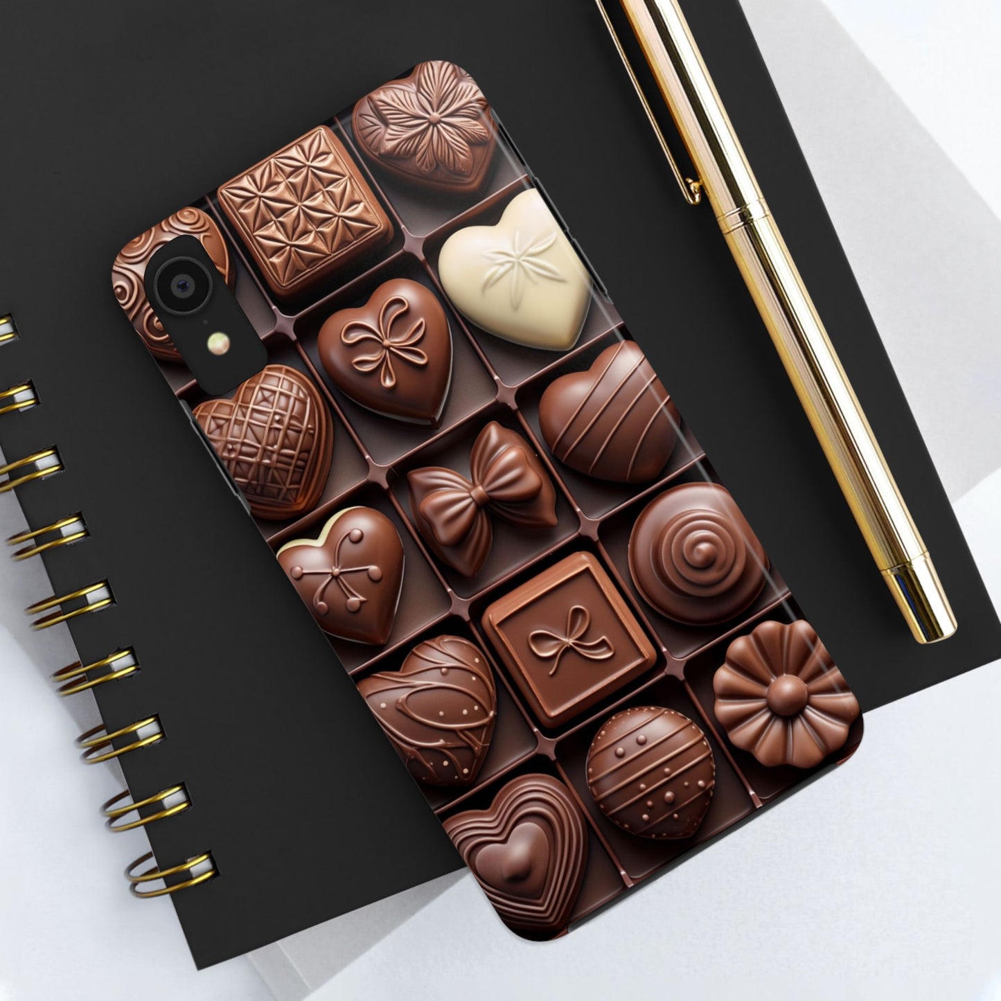 Chocolate Love Tough Phone Case - Perfect for Valentine's Day or Sweet Treat Lovers