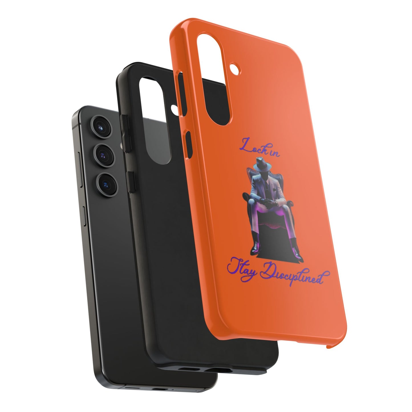Phone case- Lock In, Stay discipline Tough Phone Case - Durable Protection