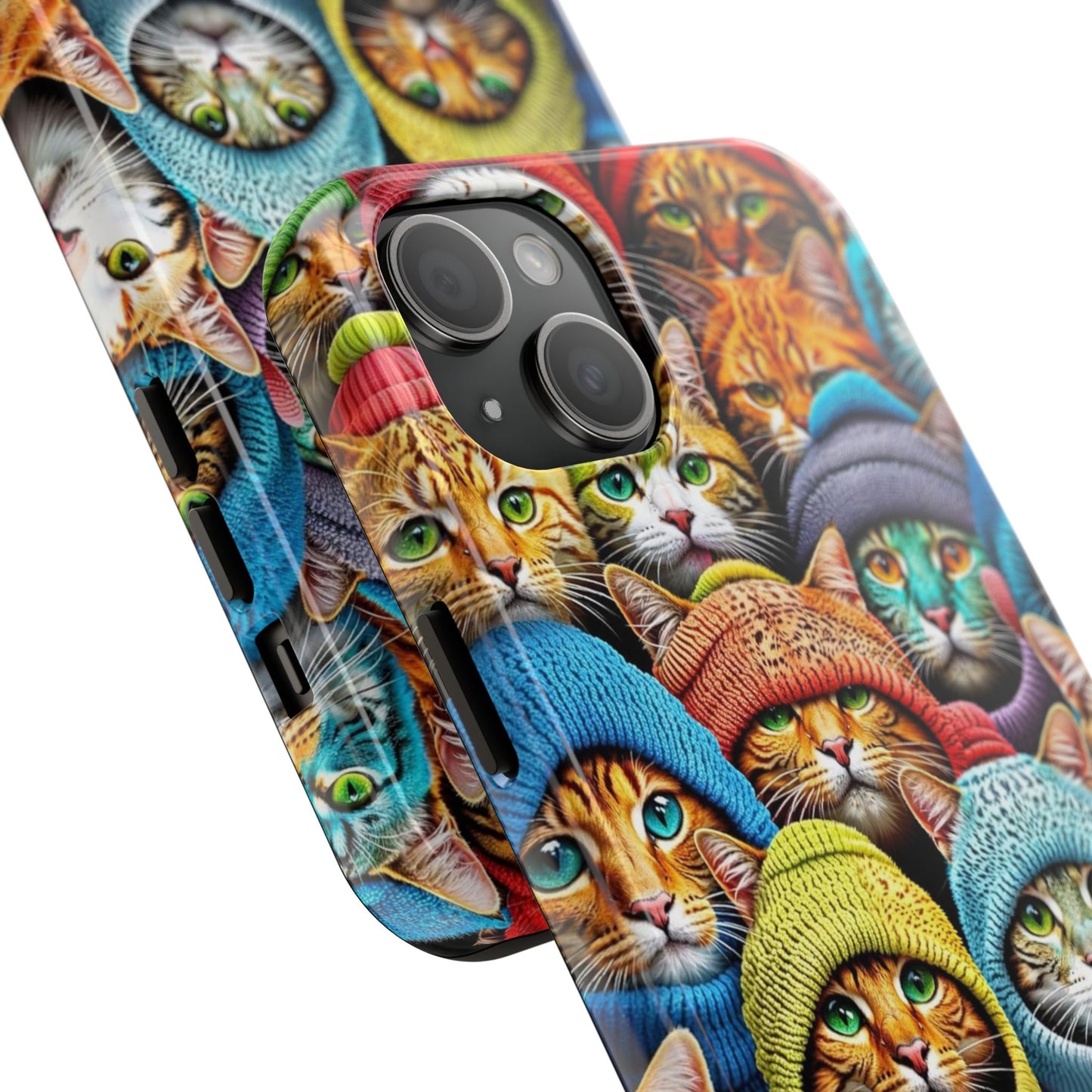 "Cool Cats Tough Phone Case – Stylish & Durable Protective Cover for iPhone & Android"