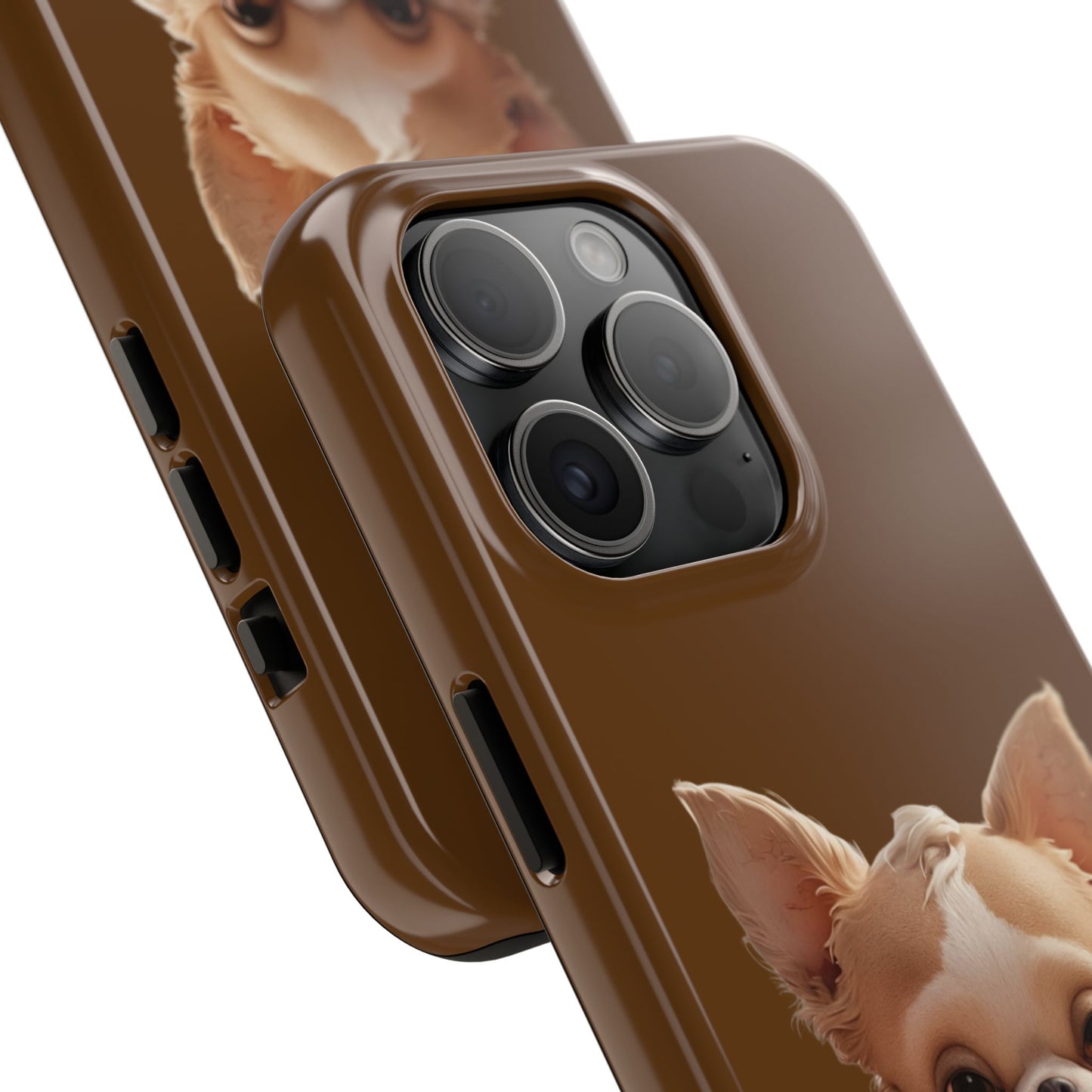 Cute Chihuahua Tough Phone Case - 'Mama's Bestie' Design