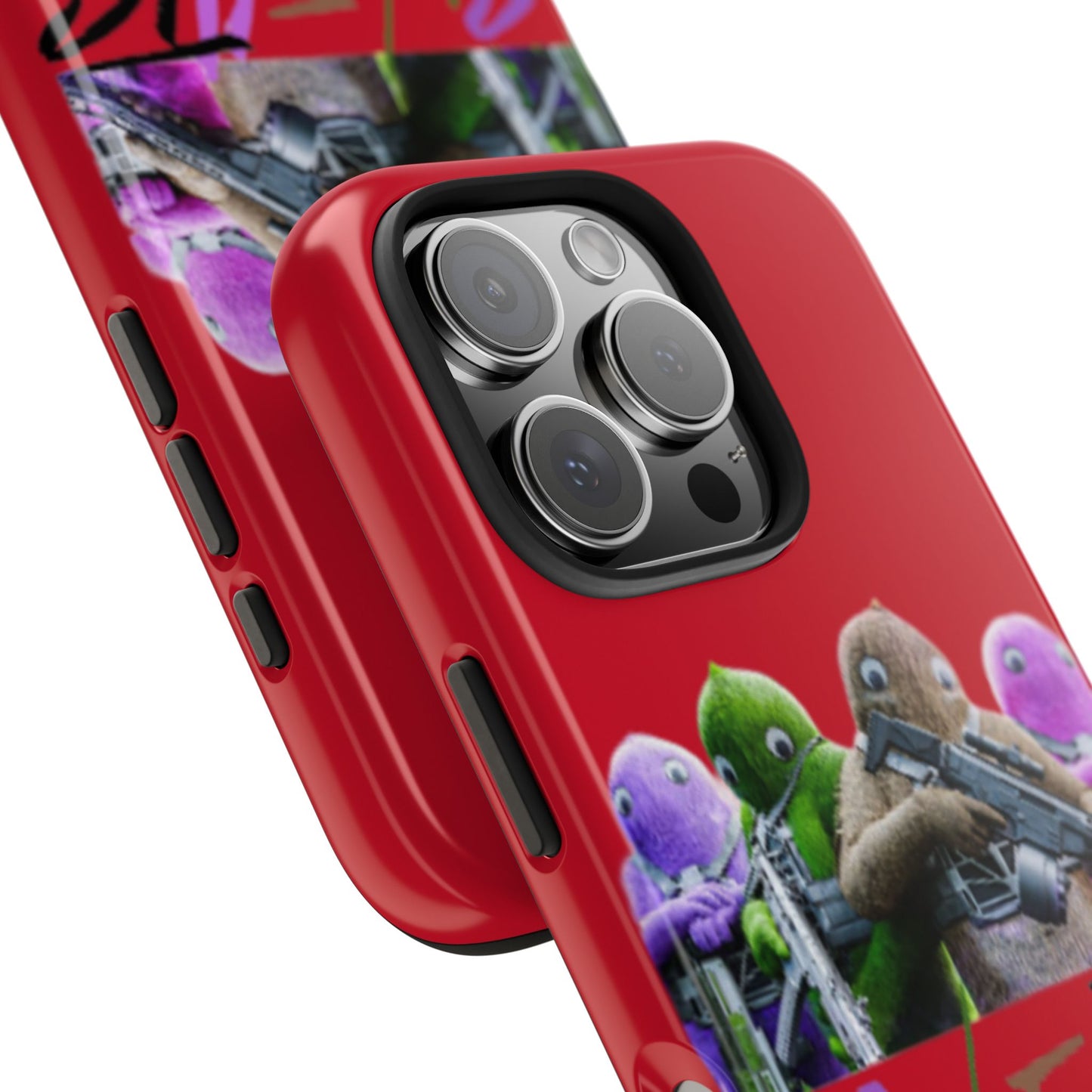 Cool Cartoon-Inspired Tough Phone Case - 'SWEATS'