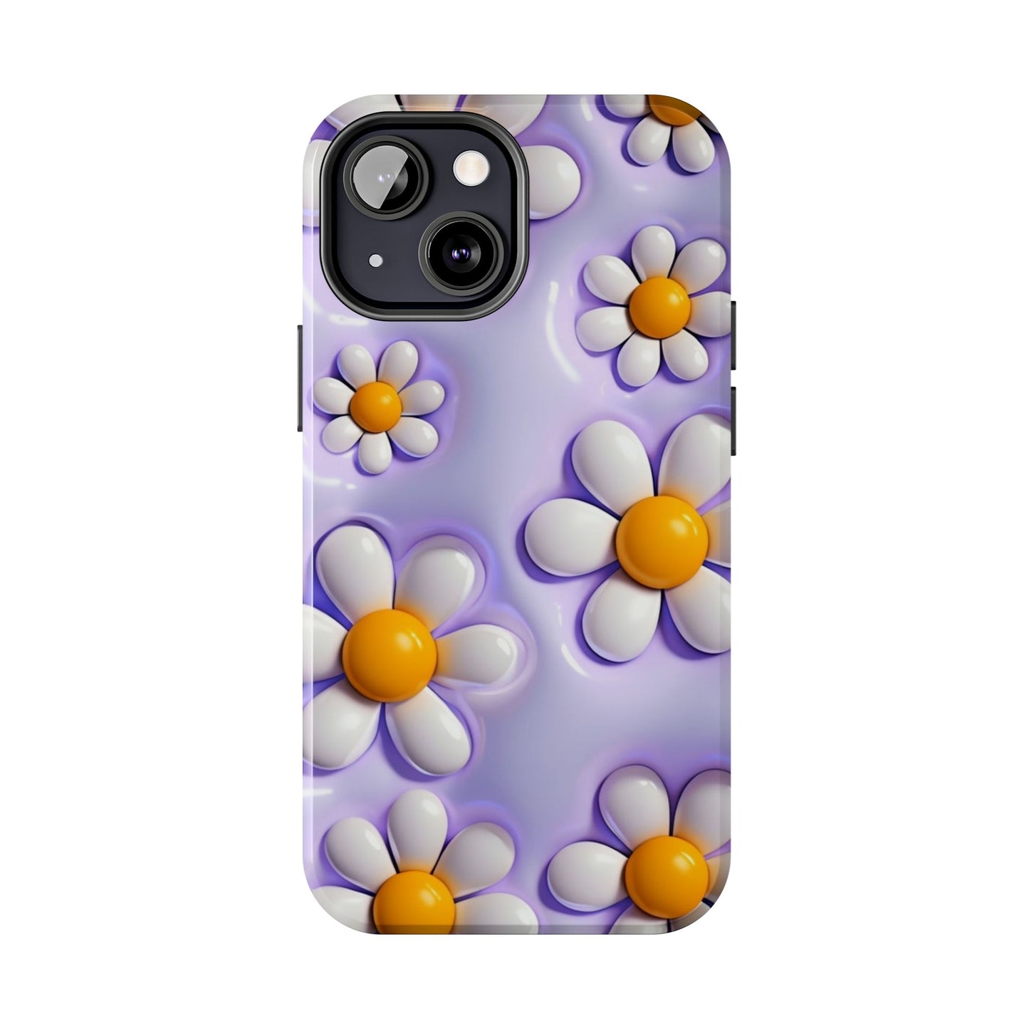 πΌ Floral Tough Phone Case β Vibrant Daisy Spring Design, for iPhones & Androids