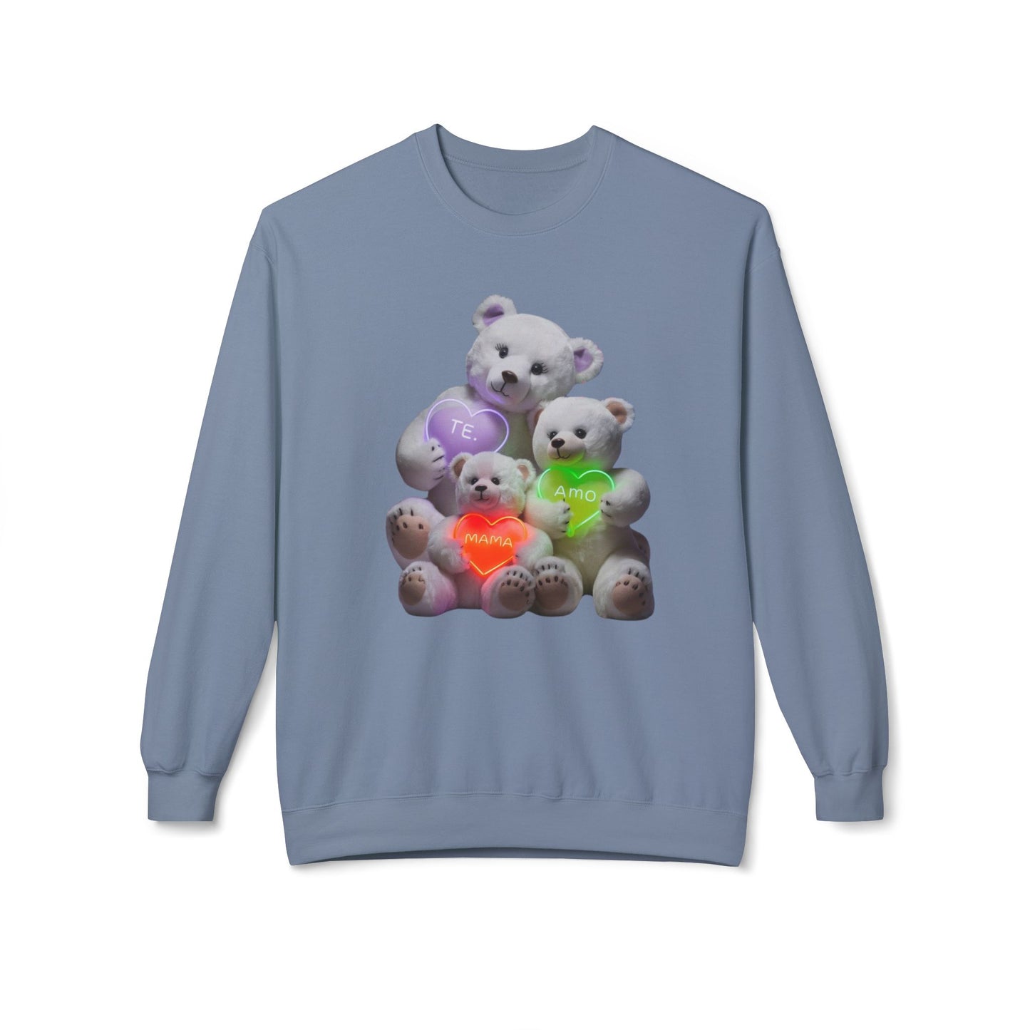 Cute Teddy Bears White Sweatshirt - Perfect Gift for Kids and Teens