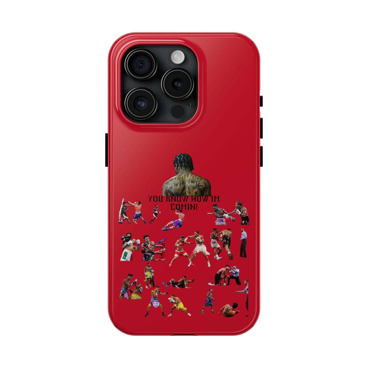 Phone case- You Know How I'm Comin' Tough Phone Case - Durable Protection