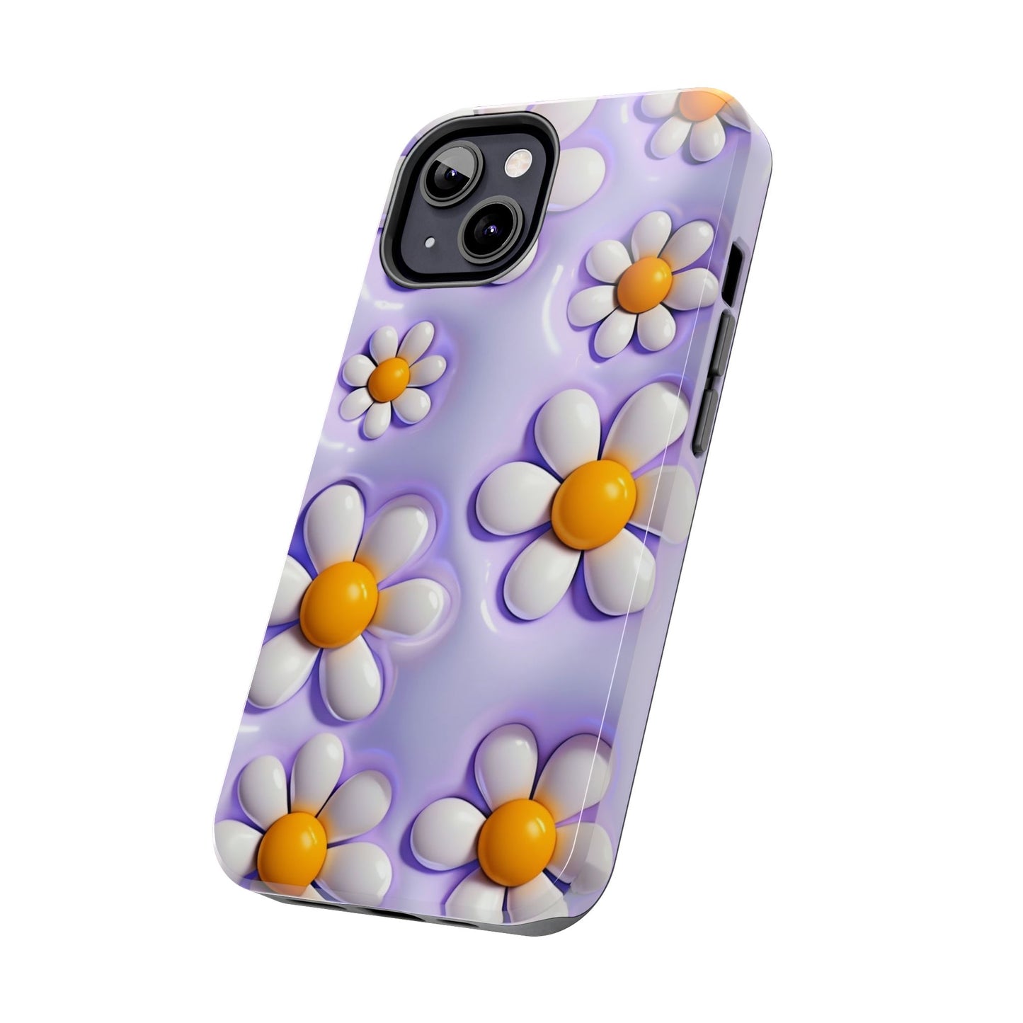 πΌ Floral Tough Phone Case β Vibrant Daisy Spring Design, for iPhones & Androids