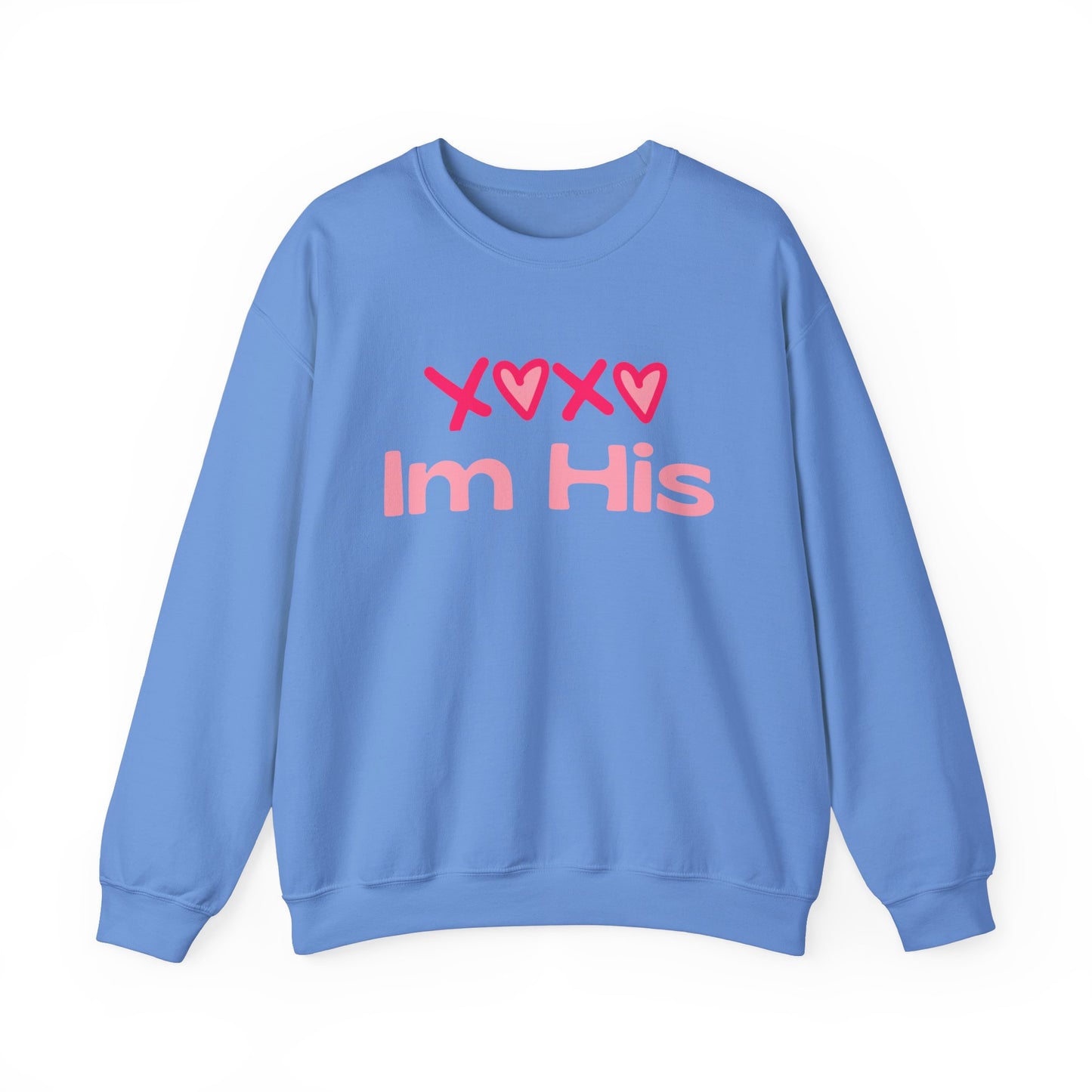 Cotton Blush XOXO Sweatshirt for Women – I’m His Romantic Everyday Lovewear