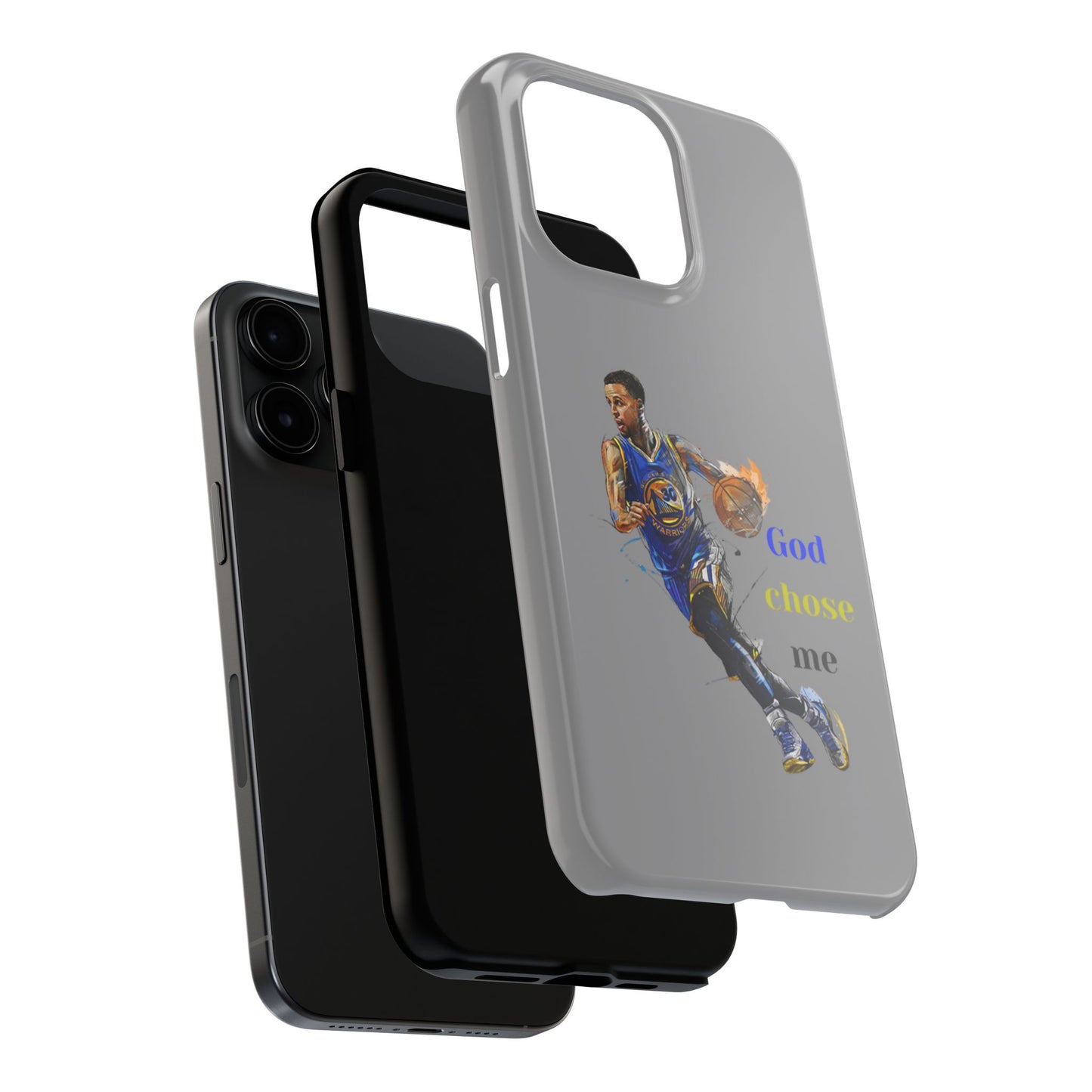 Phone case- God Chose Me Tough Phone Case - Durable Protection