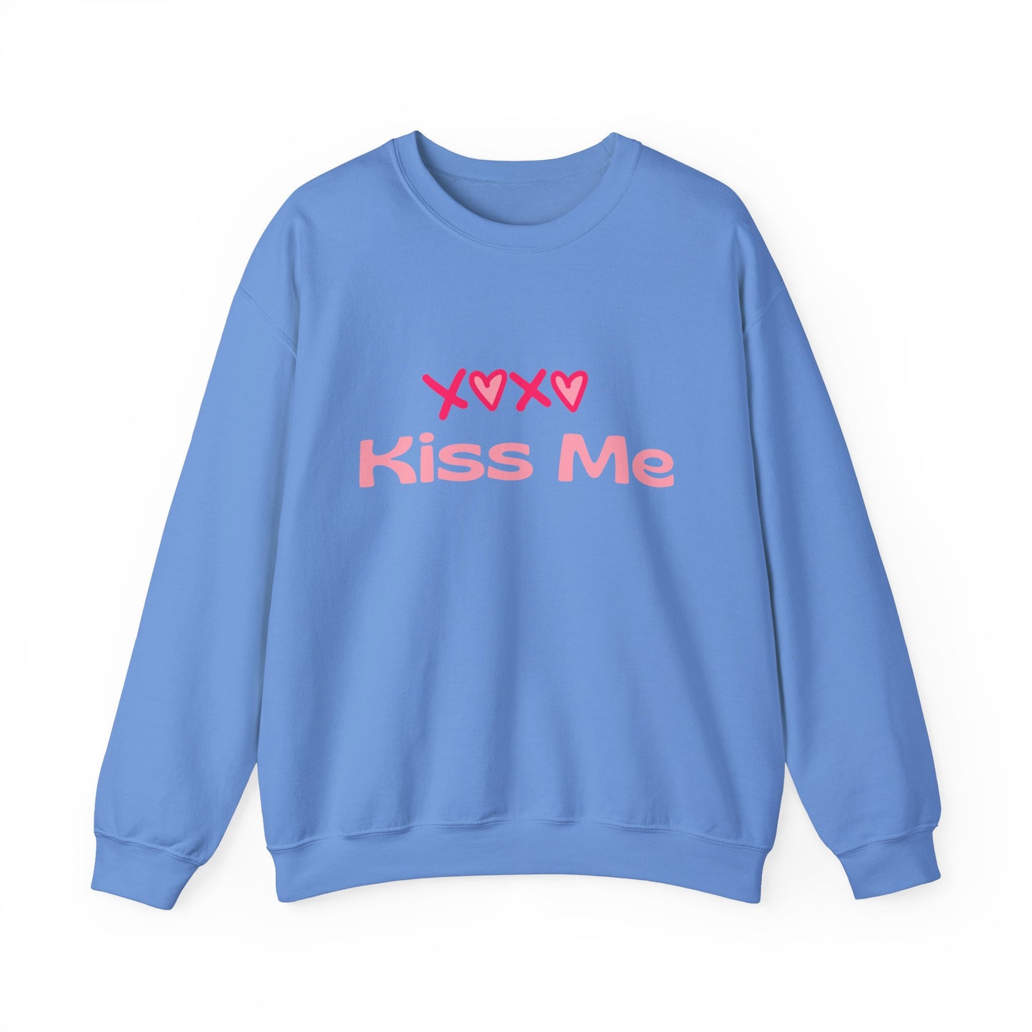 Kiss Me Heavy Blend Sweatshirt – Cute Gift for Women | Cozy & Romantic Pullover