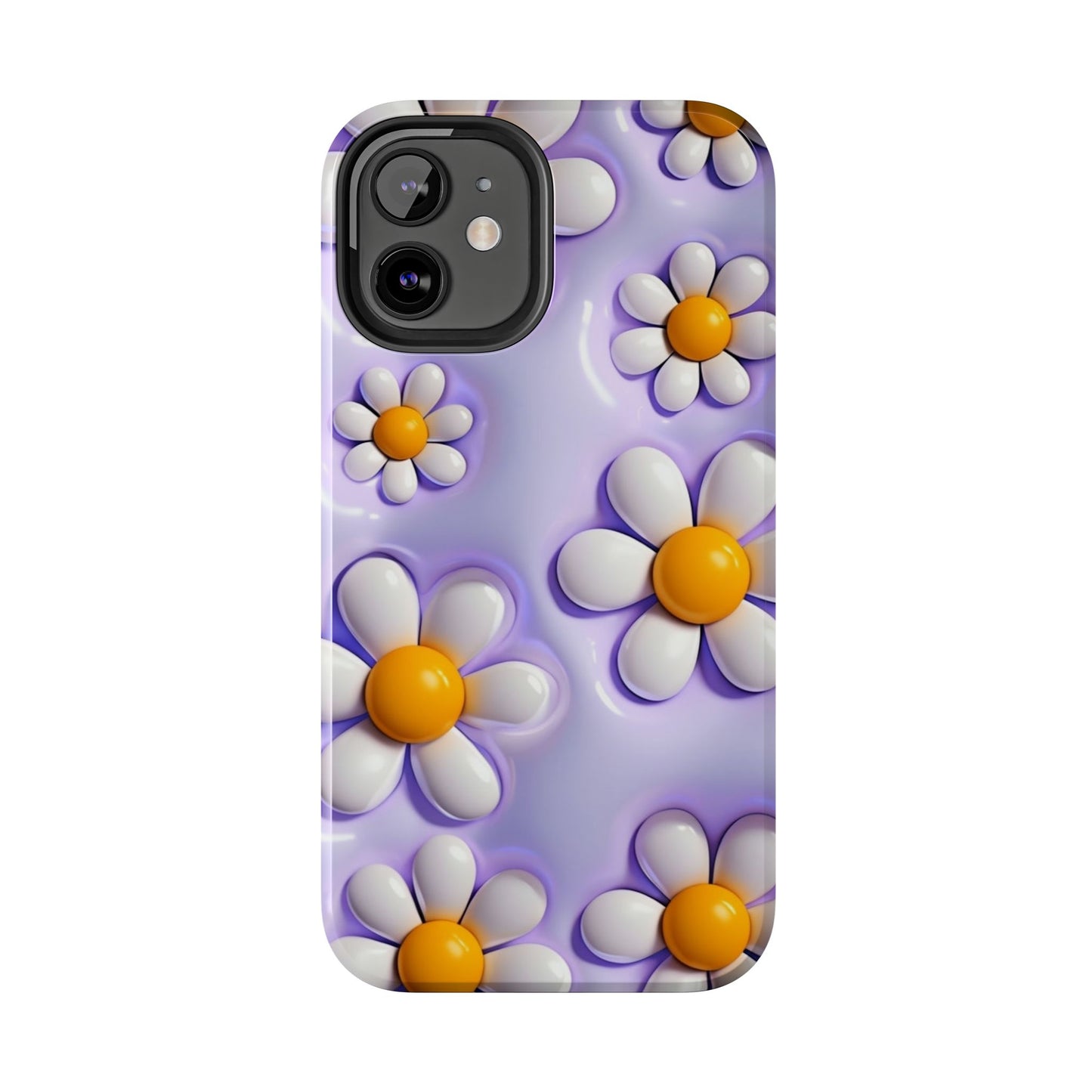 πΌ Floral Tough Phone Case β Vibrant Daisy Spring Design, for iPhones & Androids