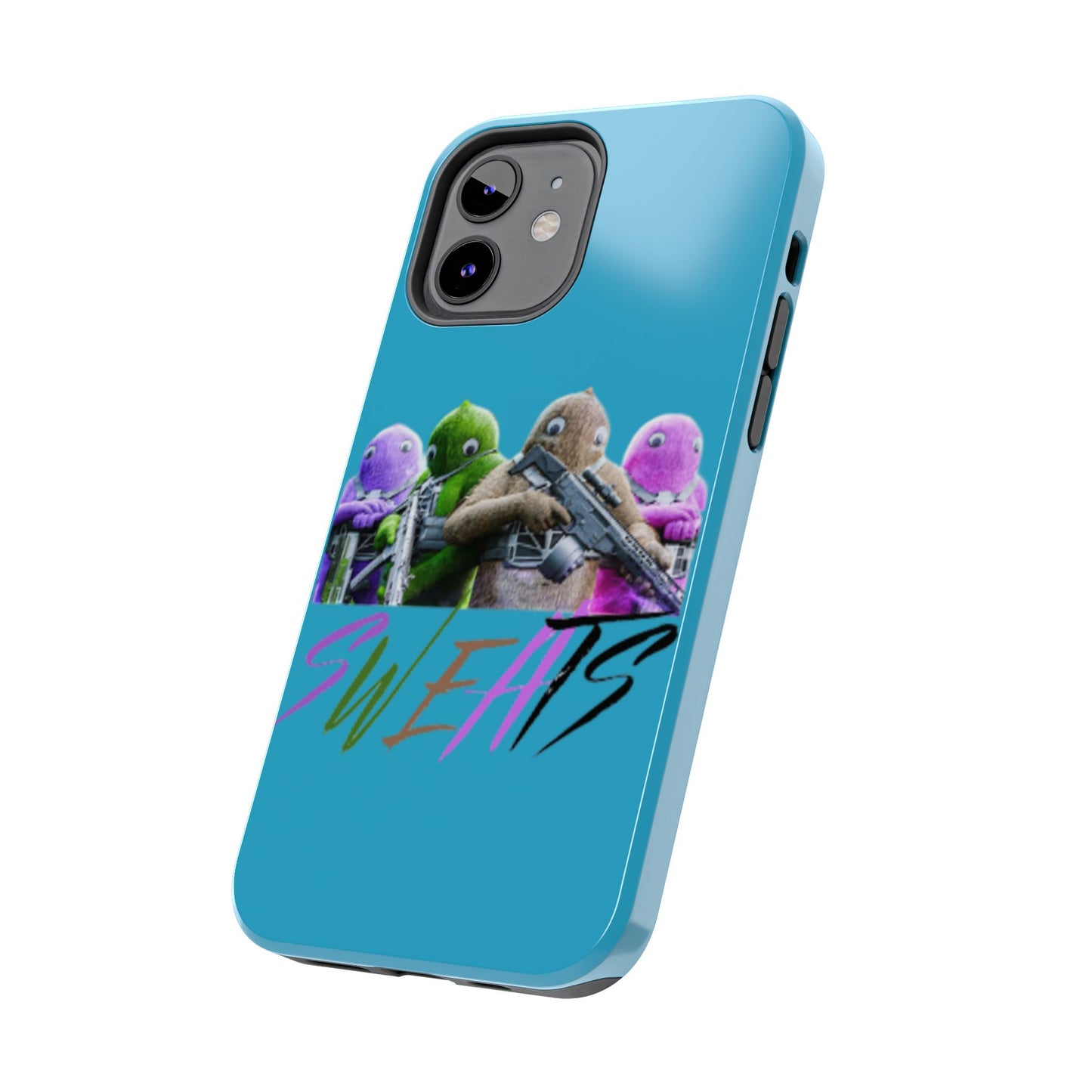 Cool Cartoon-Inspired Tough Phone Case - 'SWEATS'