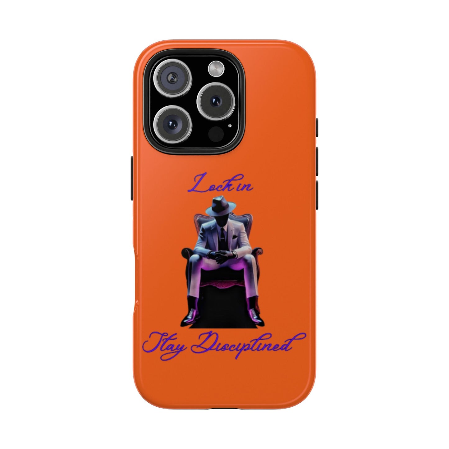 Phone case- Lock In, Stay discipline Tough Phone Case - Durable Protection