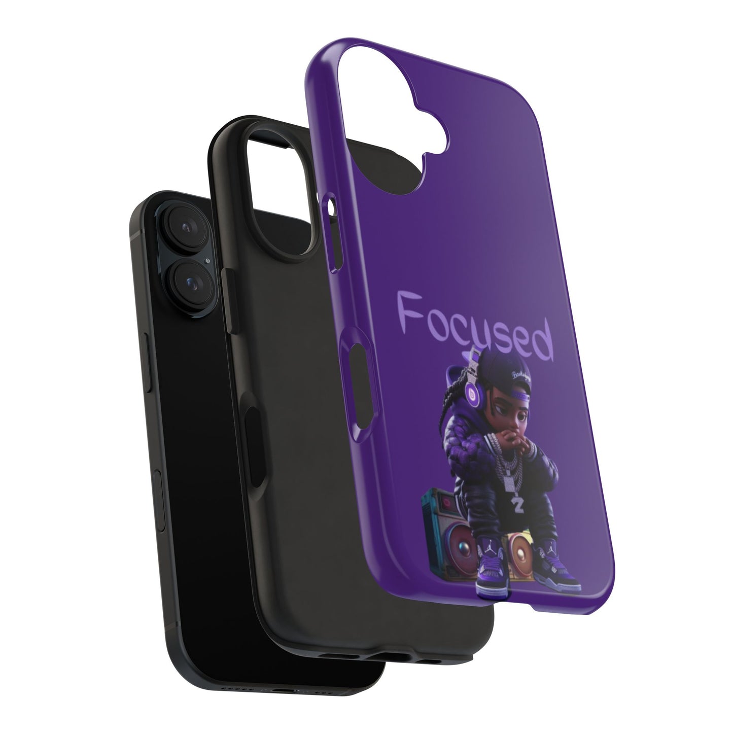 Phone Case- Focused Tough Case- Durable Protection