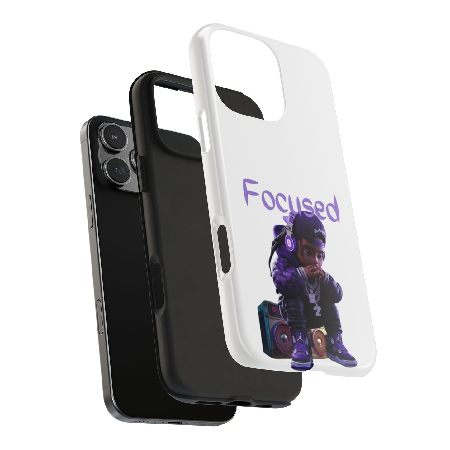 Phone Case- Focused Tough Case- Durable Protection