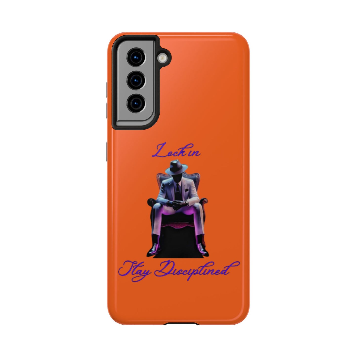 Phone case- Lock In, Stay discipline Tough Phone Case - Durable Protection