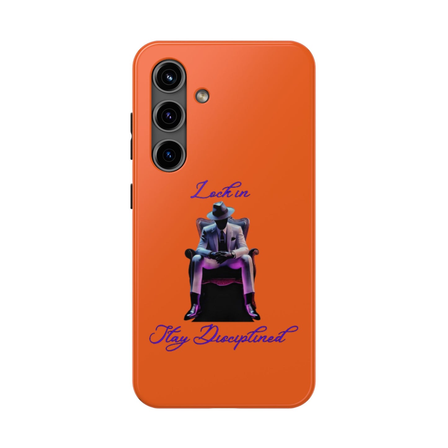Phone case- Lock In, Stay discipline Tough Phone Case - Durable Protection